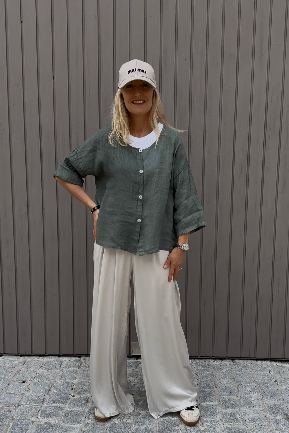 Bluse Helen in Salbei