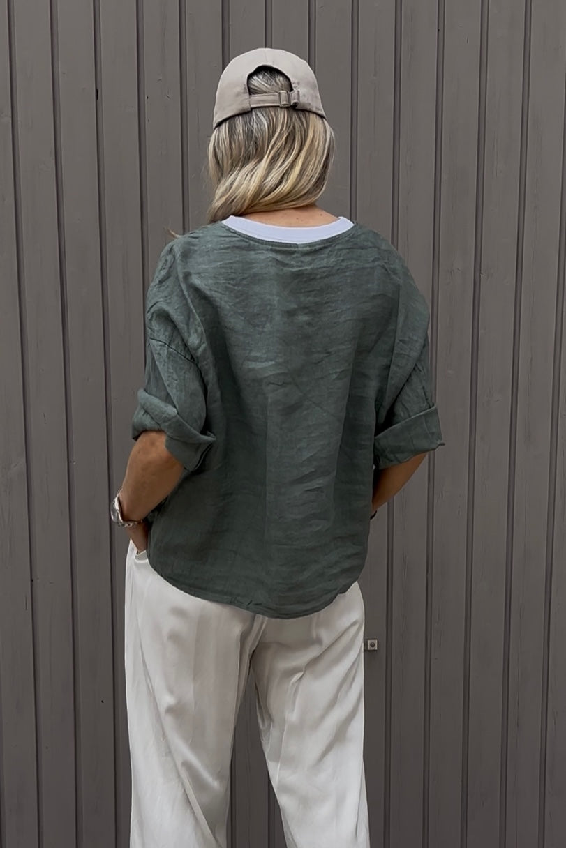 Bluse Helen in Salbei