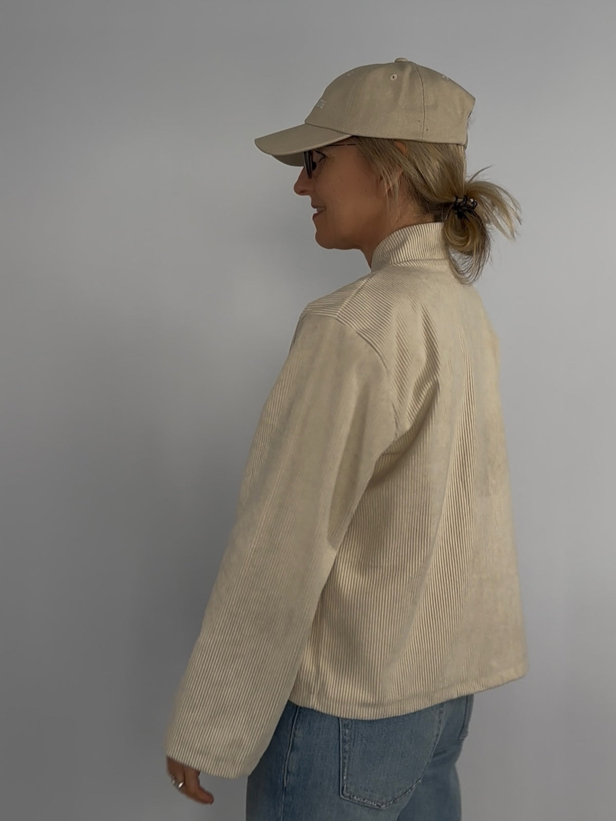 Cordjacke Cordula in Beige