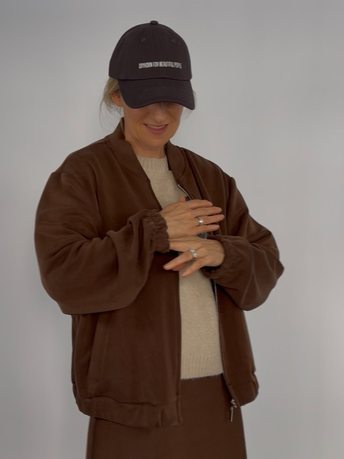 Jacke Cara in Braun