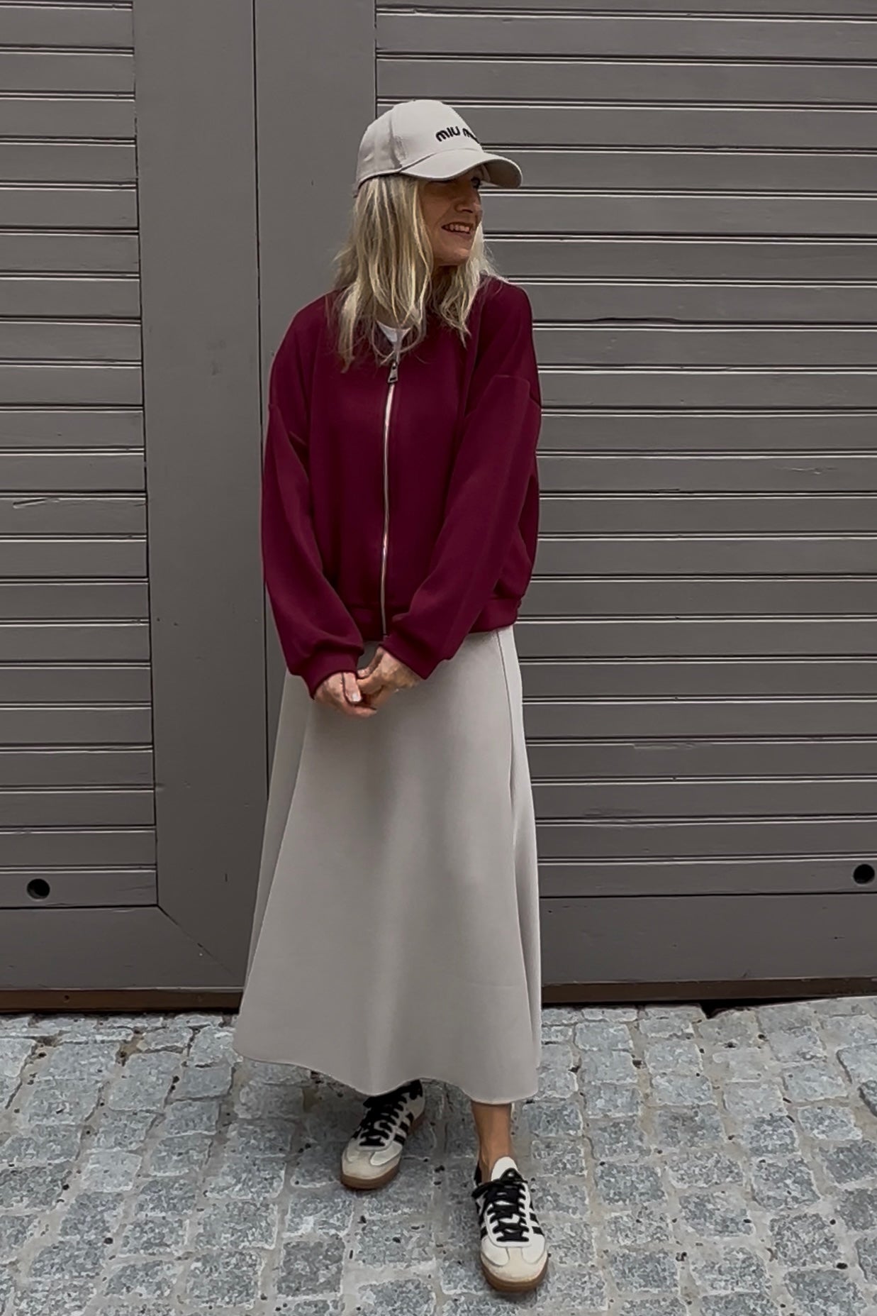 Jacke Violet in Burgundy