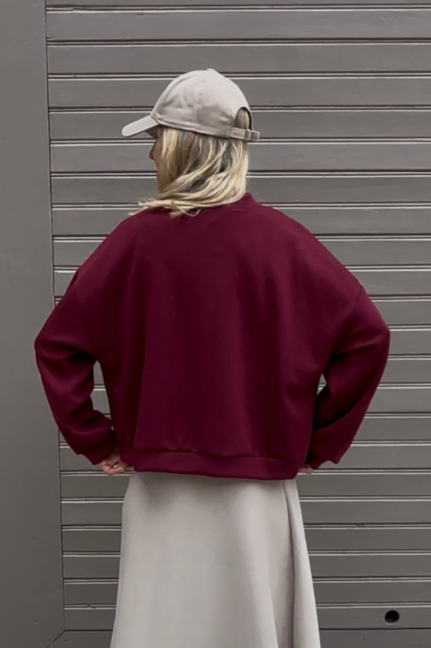 Jacke Violet in Burgundy