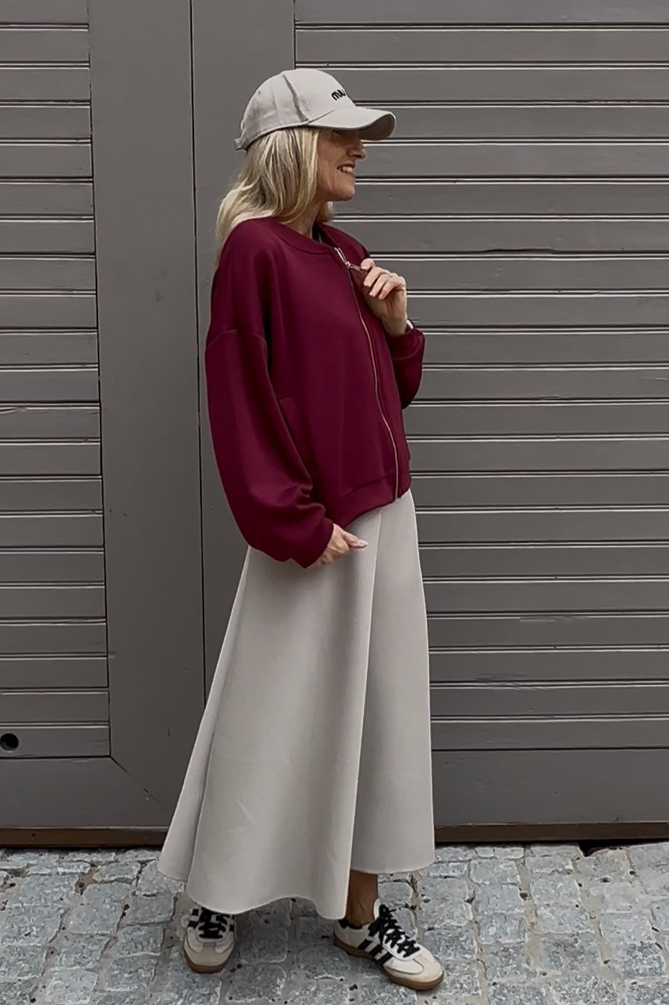 Jacke Violet in Burgundy