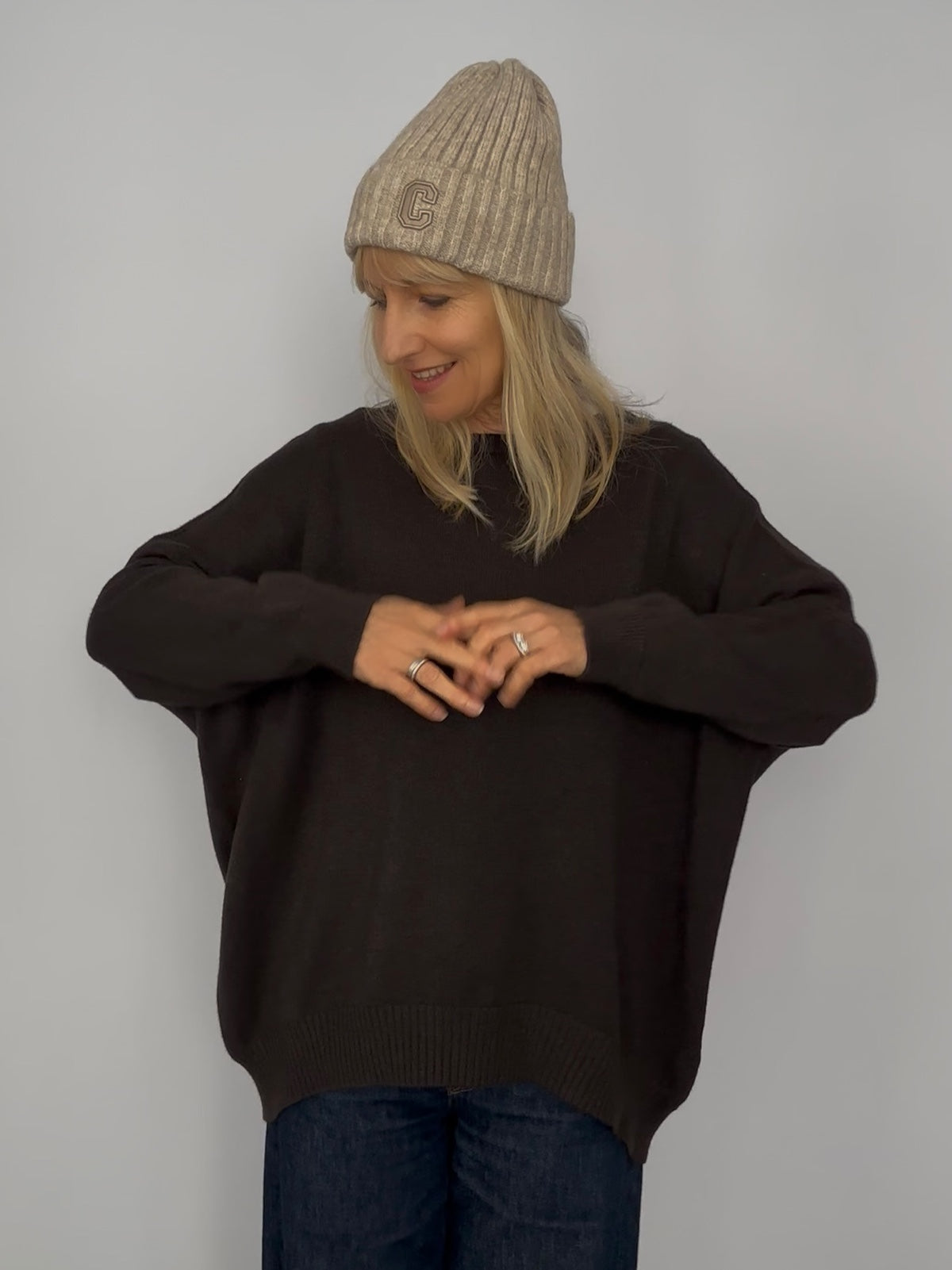 Pullover Lindsay in Dunkelbraun