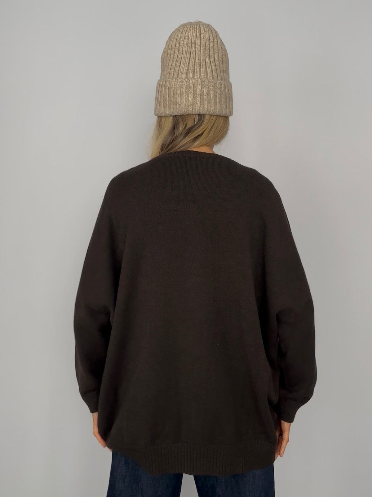 Pullover Lindsay in Dunkelbraun