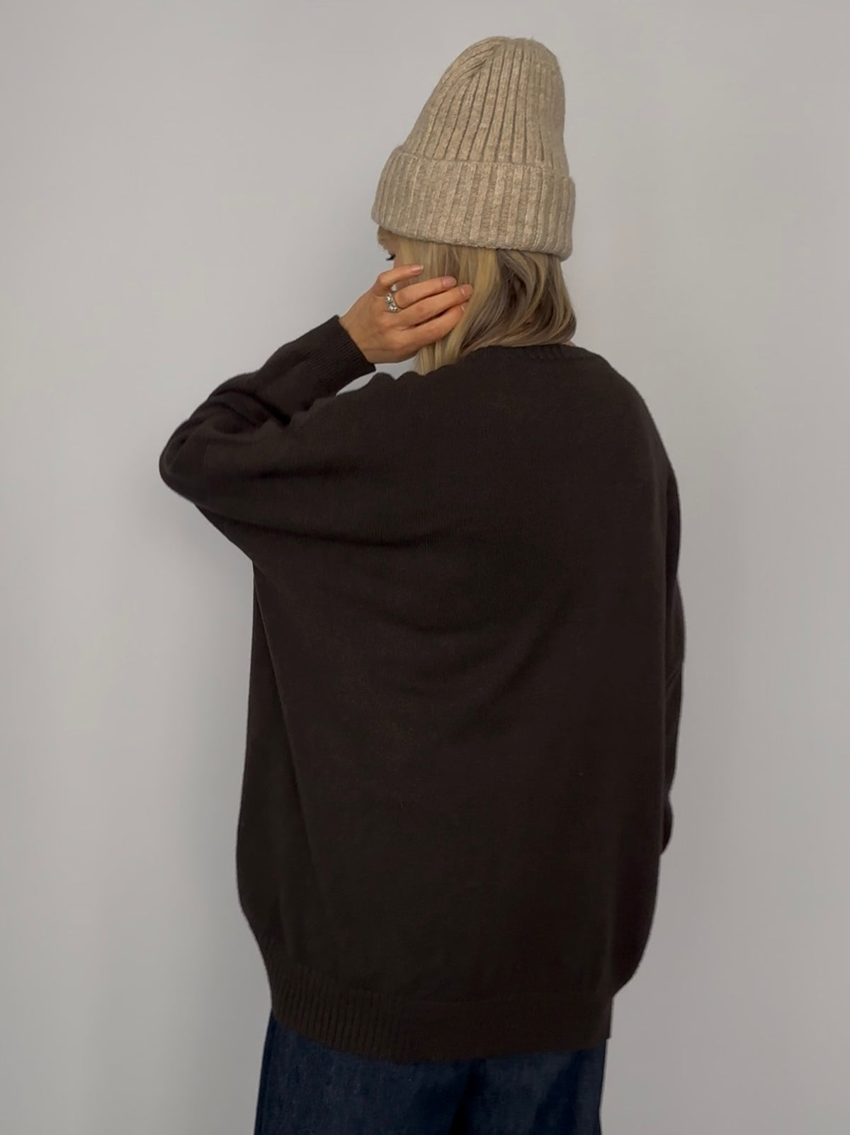 Pullover Lindsay in Dunkelbraun