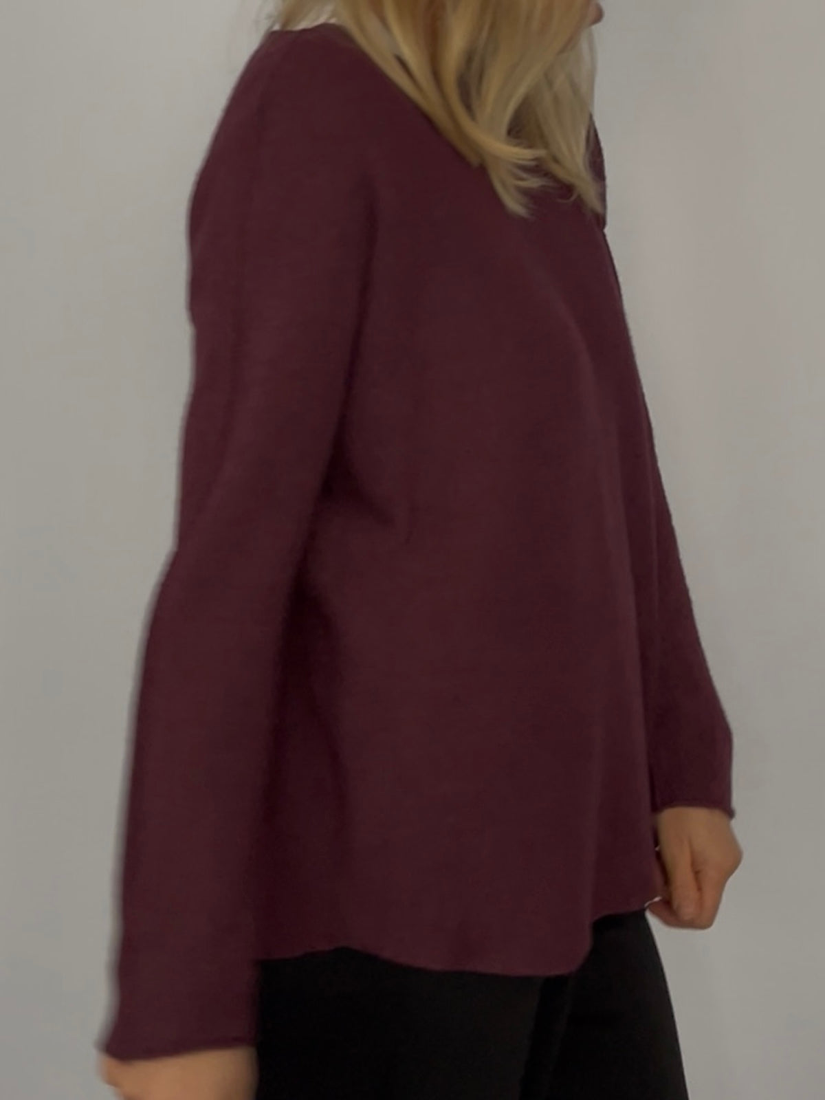Pullover Micha in Burgund