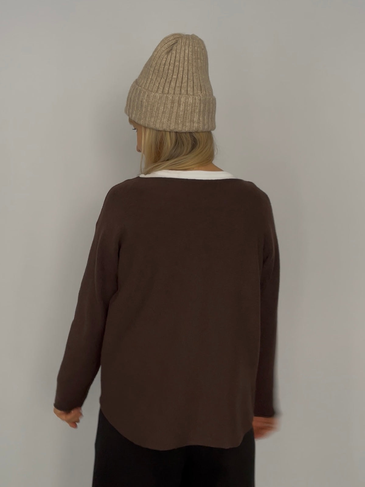 Pullover Micha in Braun