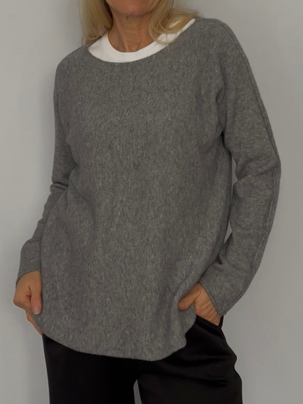 Pullover Micha in Grau