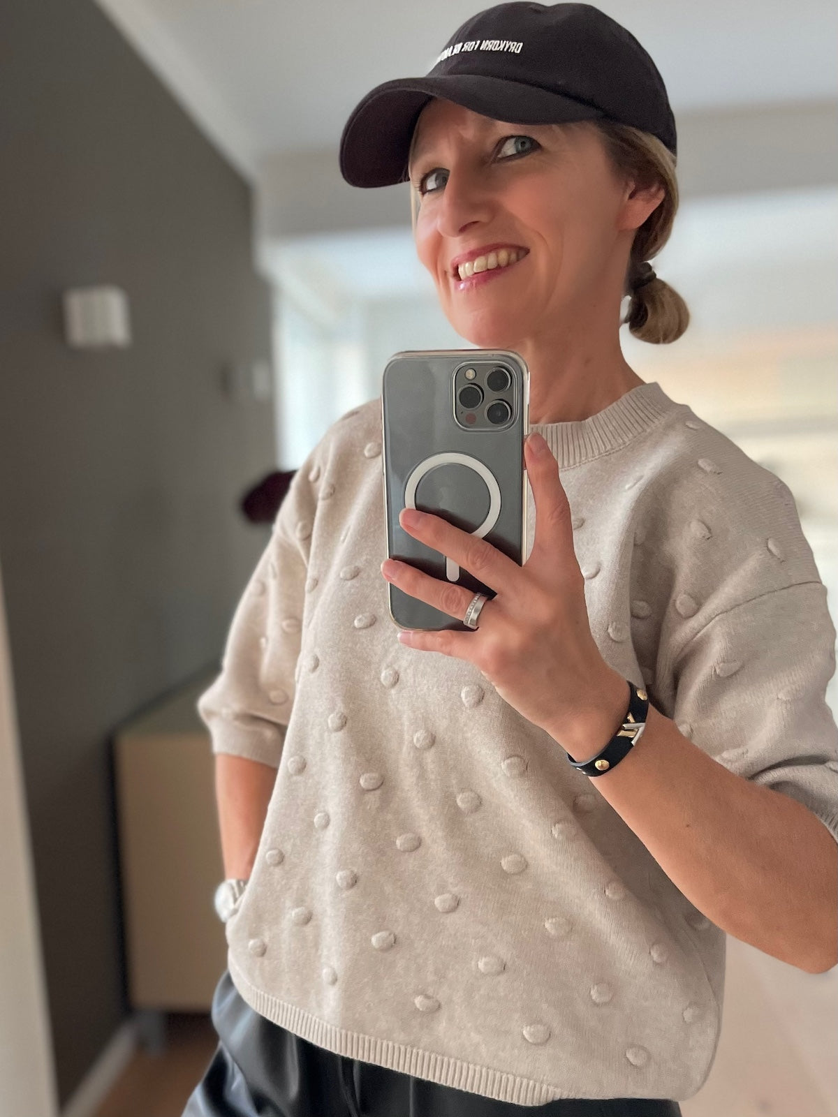 Pullover Pointi in Beige