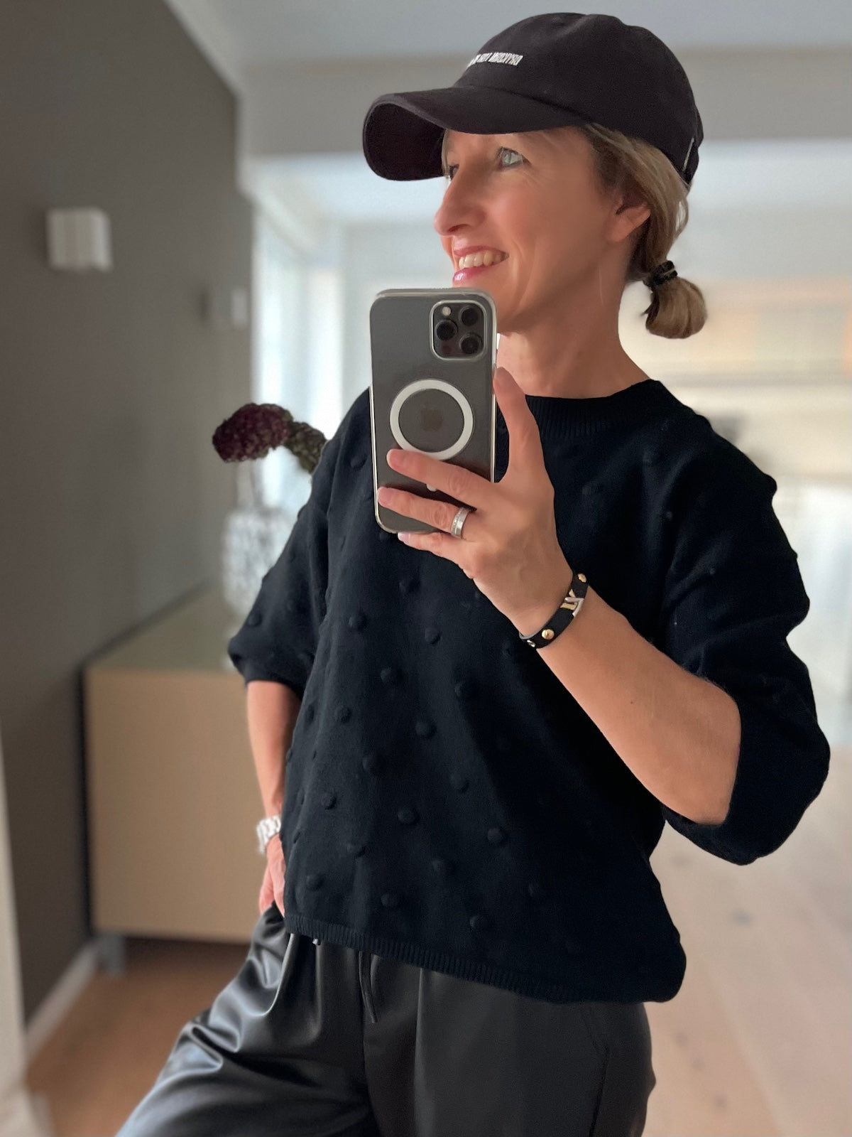 Pullover Pointi in Schwarz