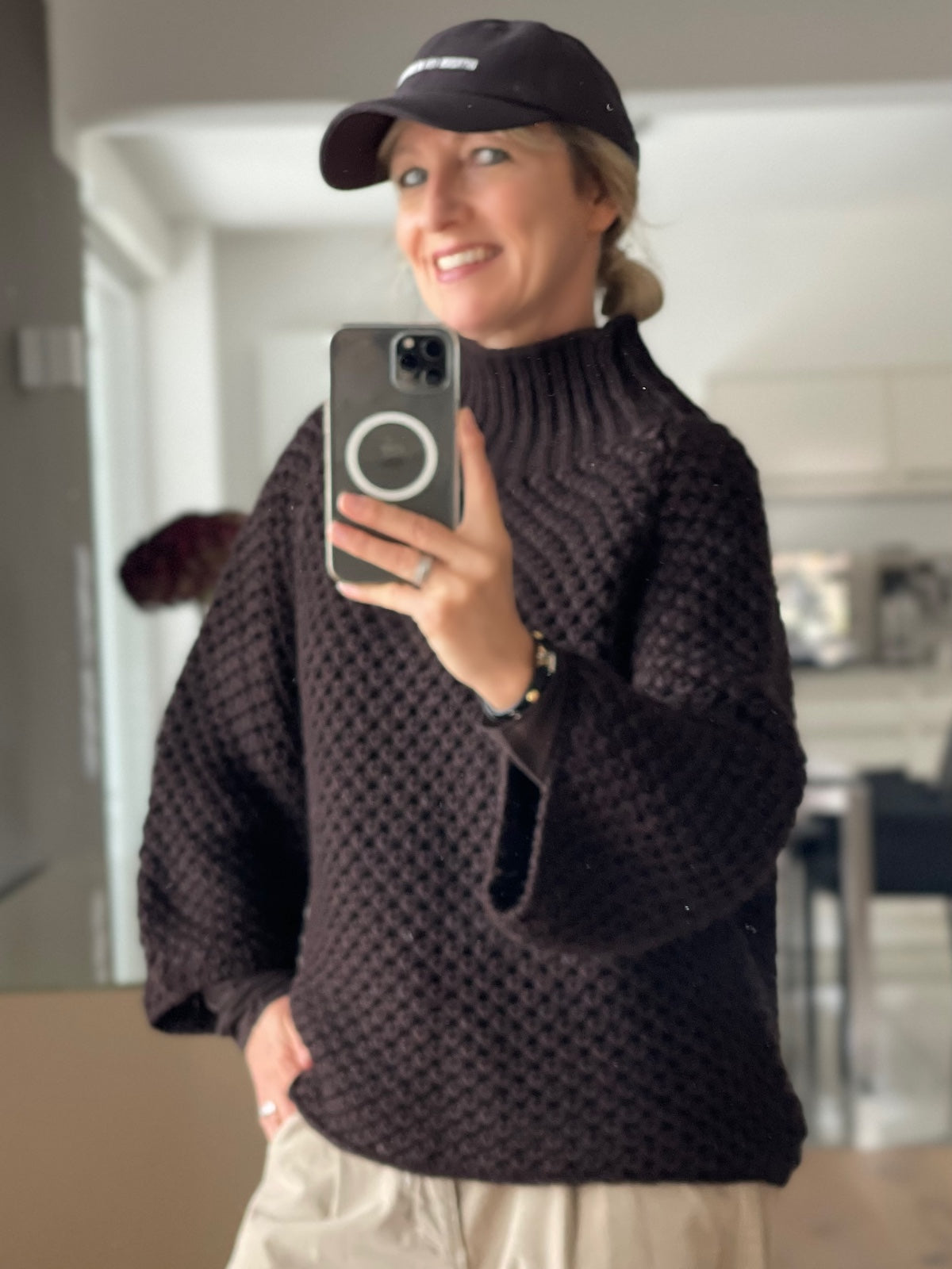 Pullover Rosanne in Schokobraun