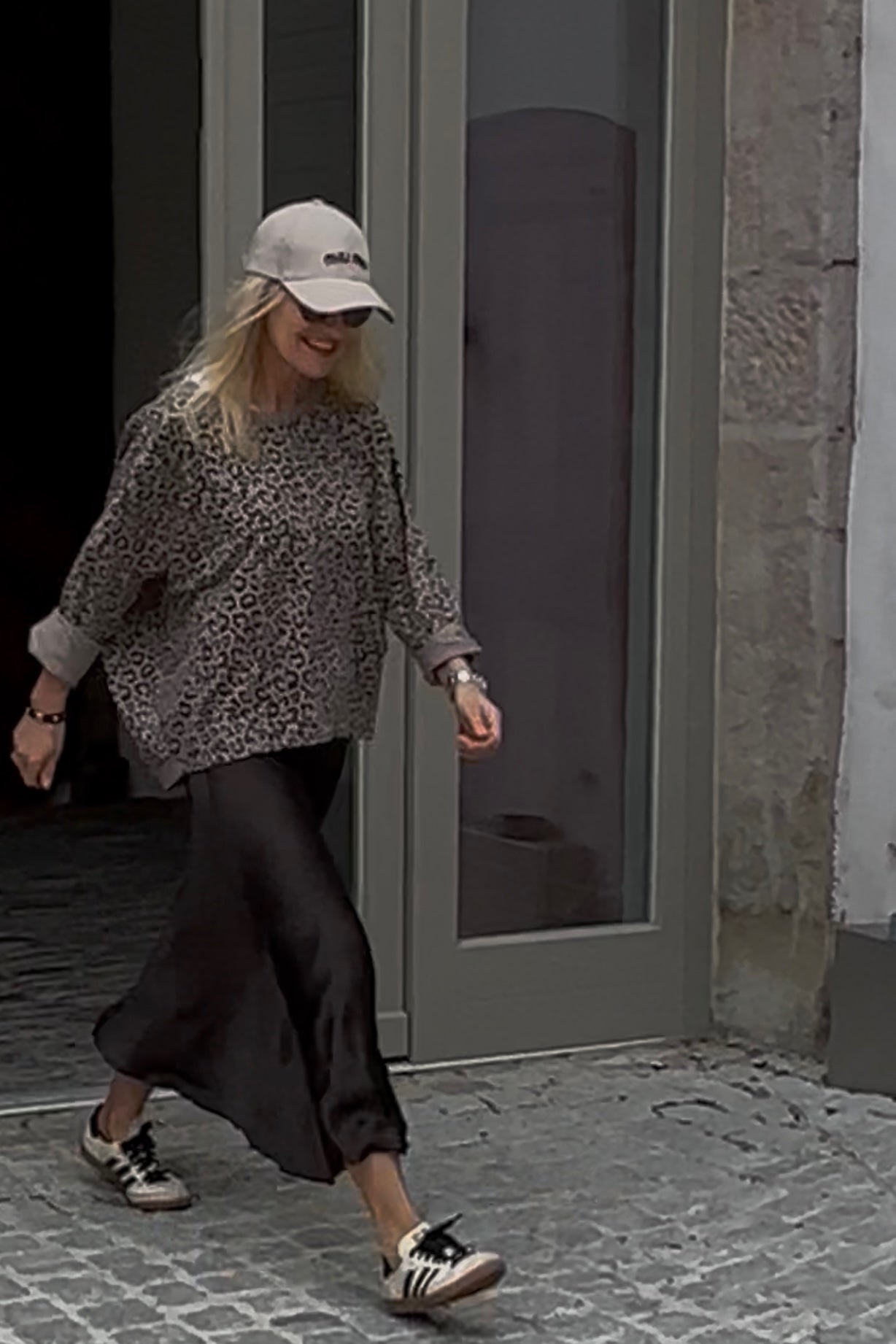 Sweatshirt Kate in Leo Taupe