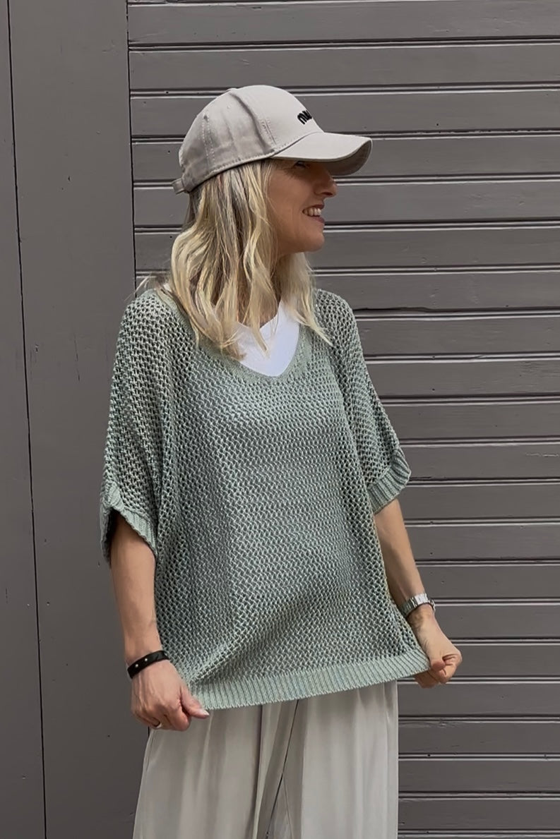 Shirt Rowena in Farbe Salbei