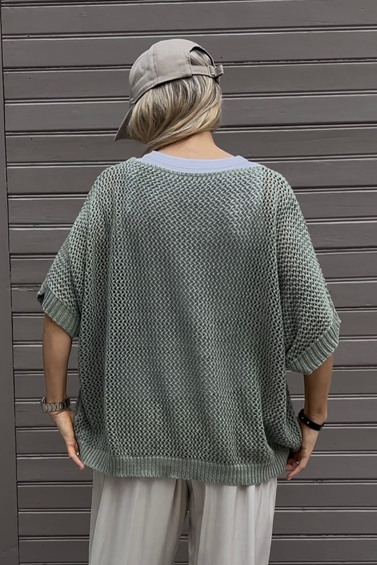 Shirt Rowena in Farbe Salbei