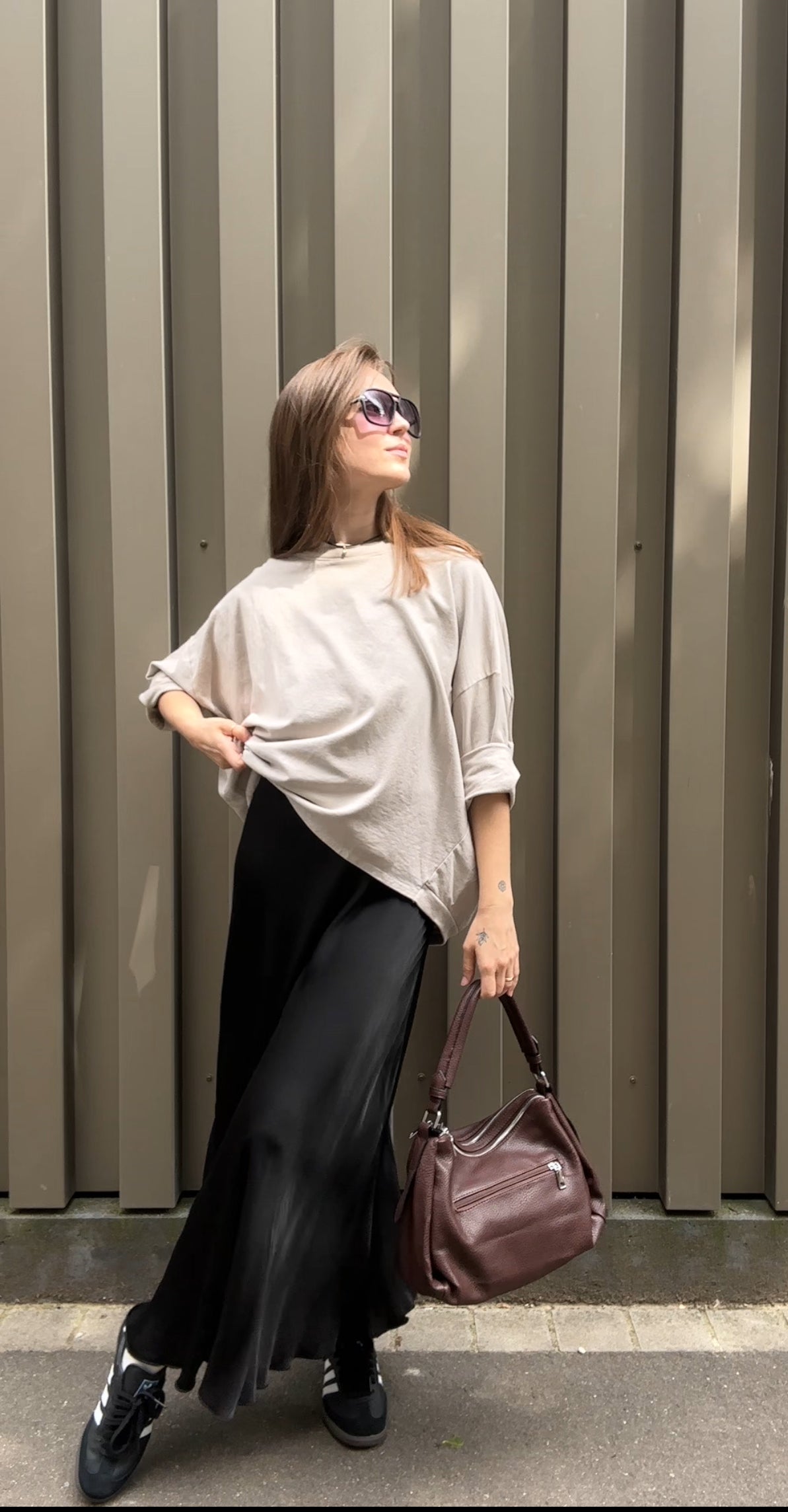 Sweatshirt Kate Nr. 9 in Beige