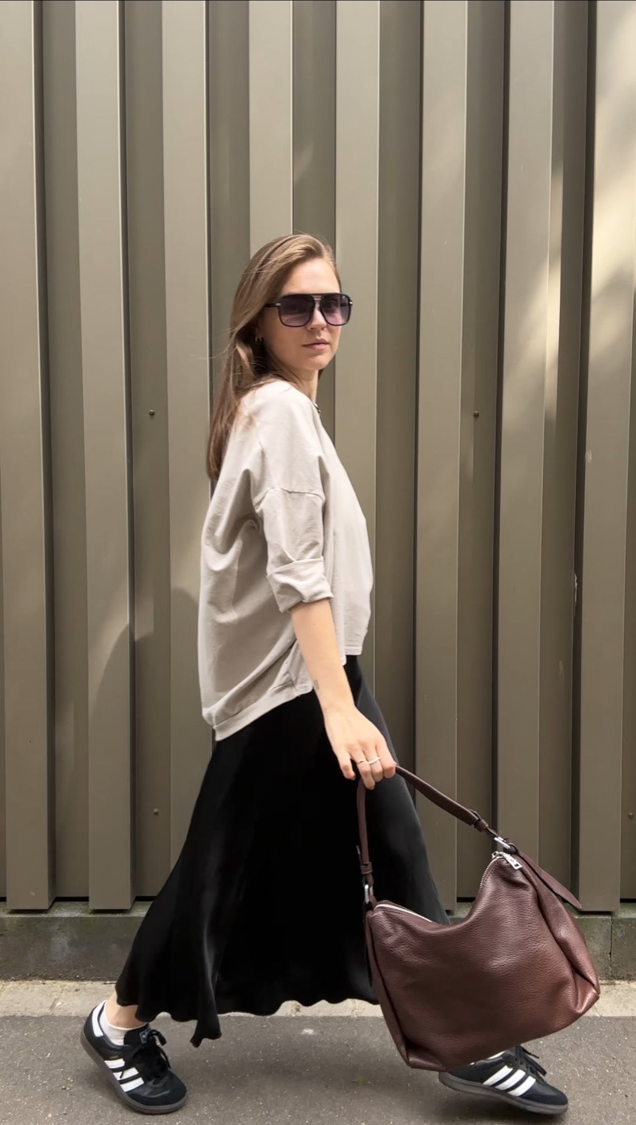 Sweatshirt Kate Nr. 9 in Beige