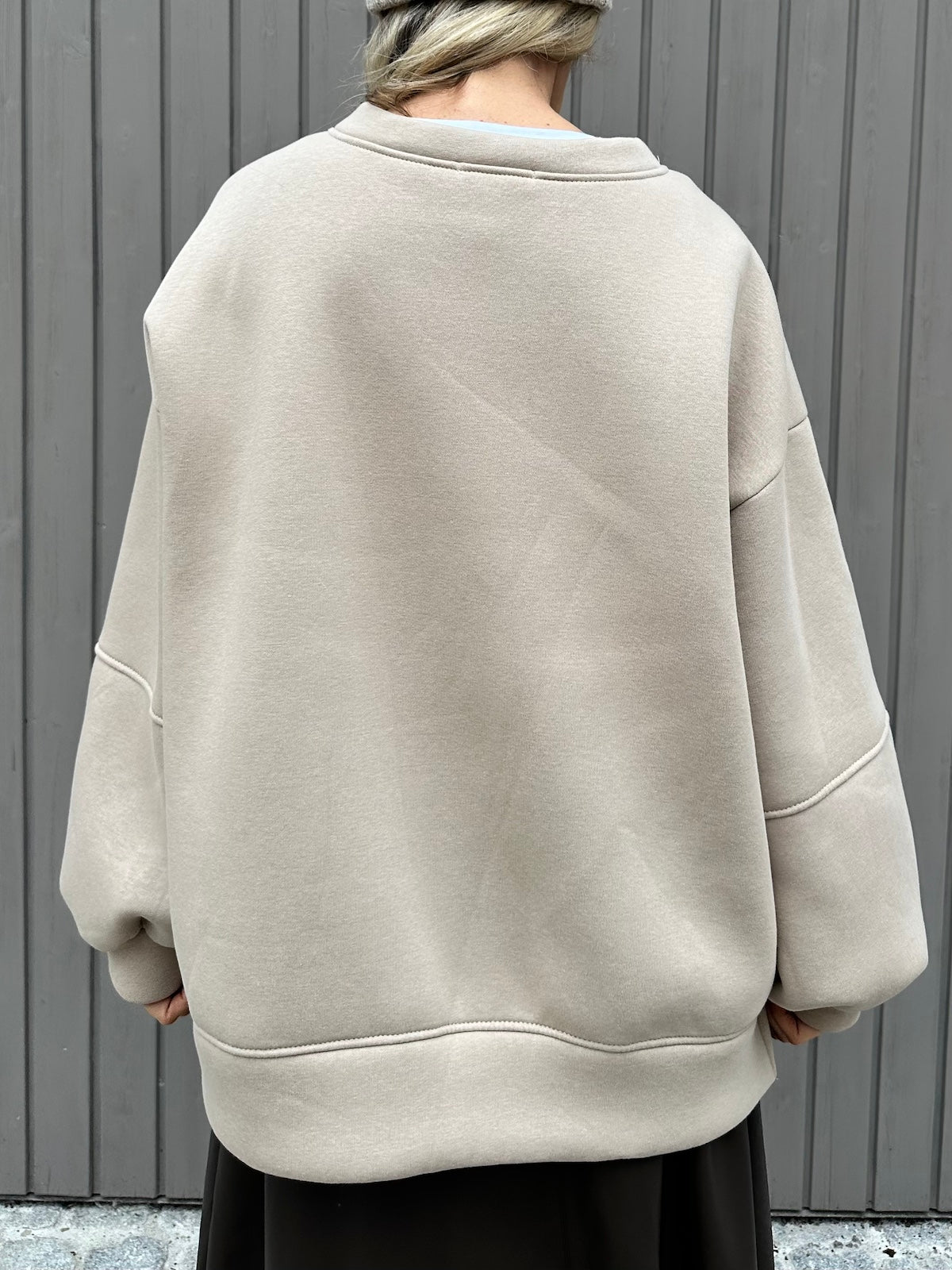 Sweatshirt Los Angeles in Beige