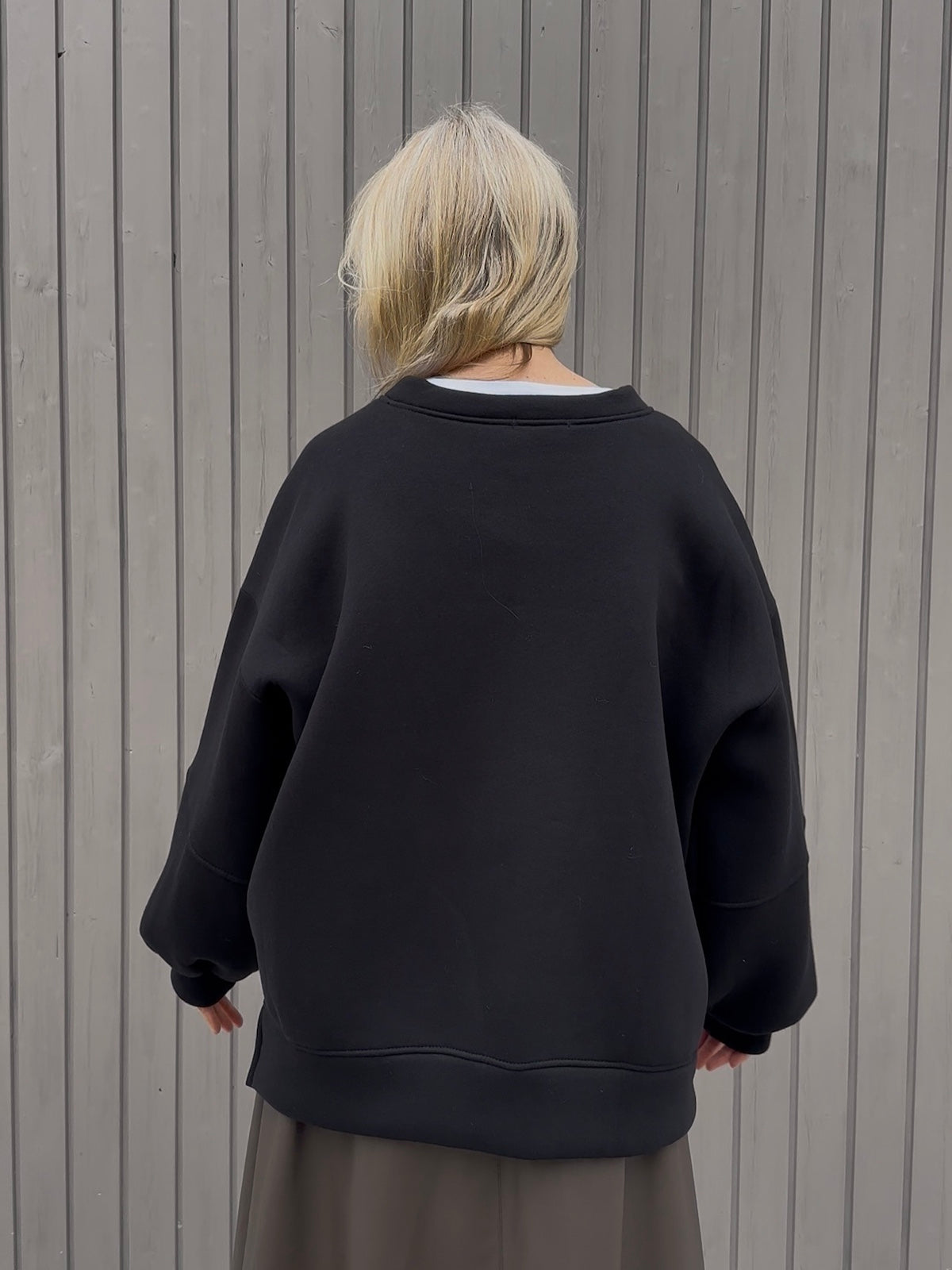 Sweatshirt Los Angeles in Schwarz