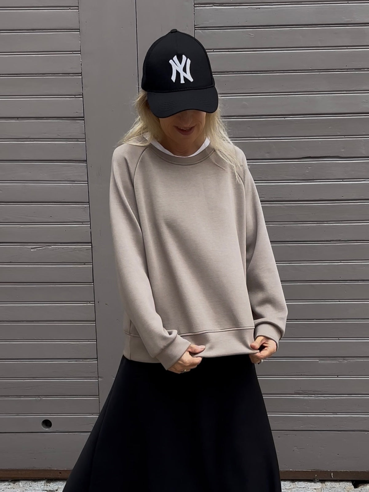 Sweatshirt Sienna in Schlamm