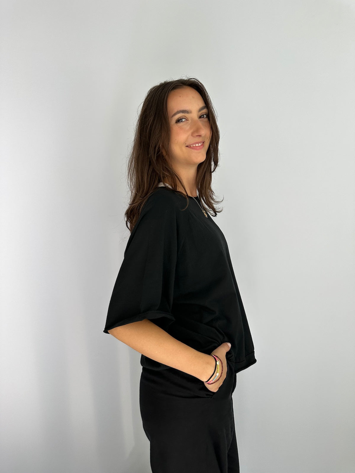 T-Shirt Mary in Schwarz