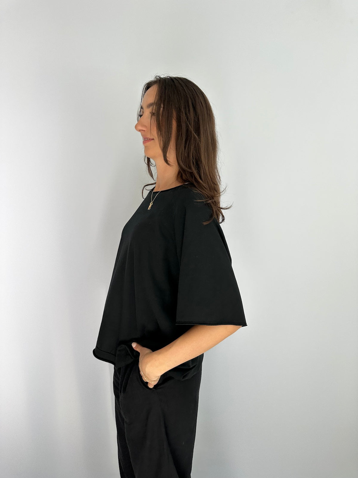 T-Shirt Mary in Schwarz