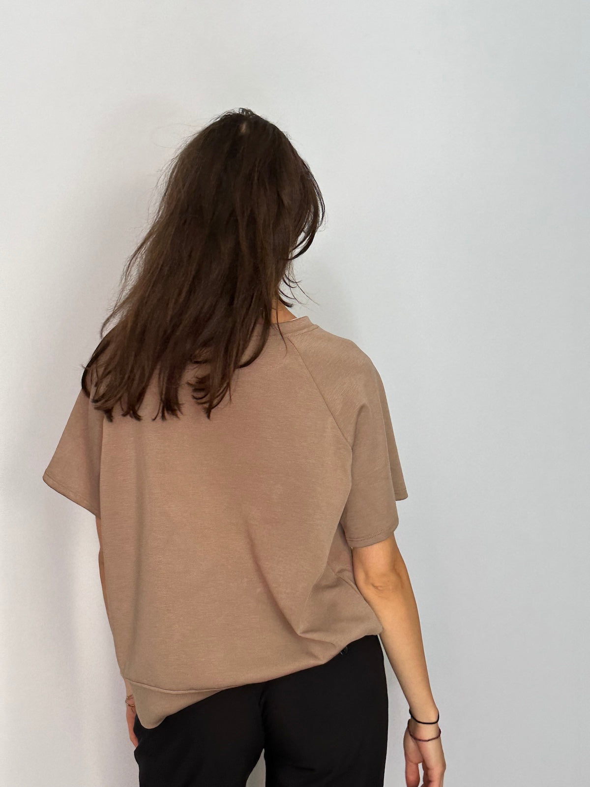 T-Shirt Olivia in Cappuccino