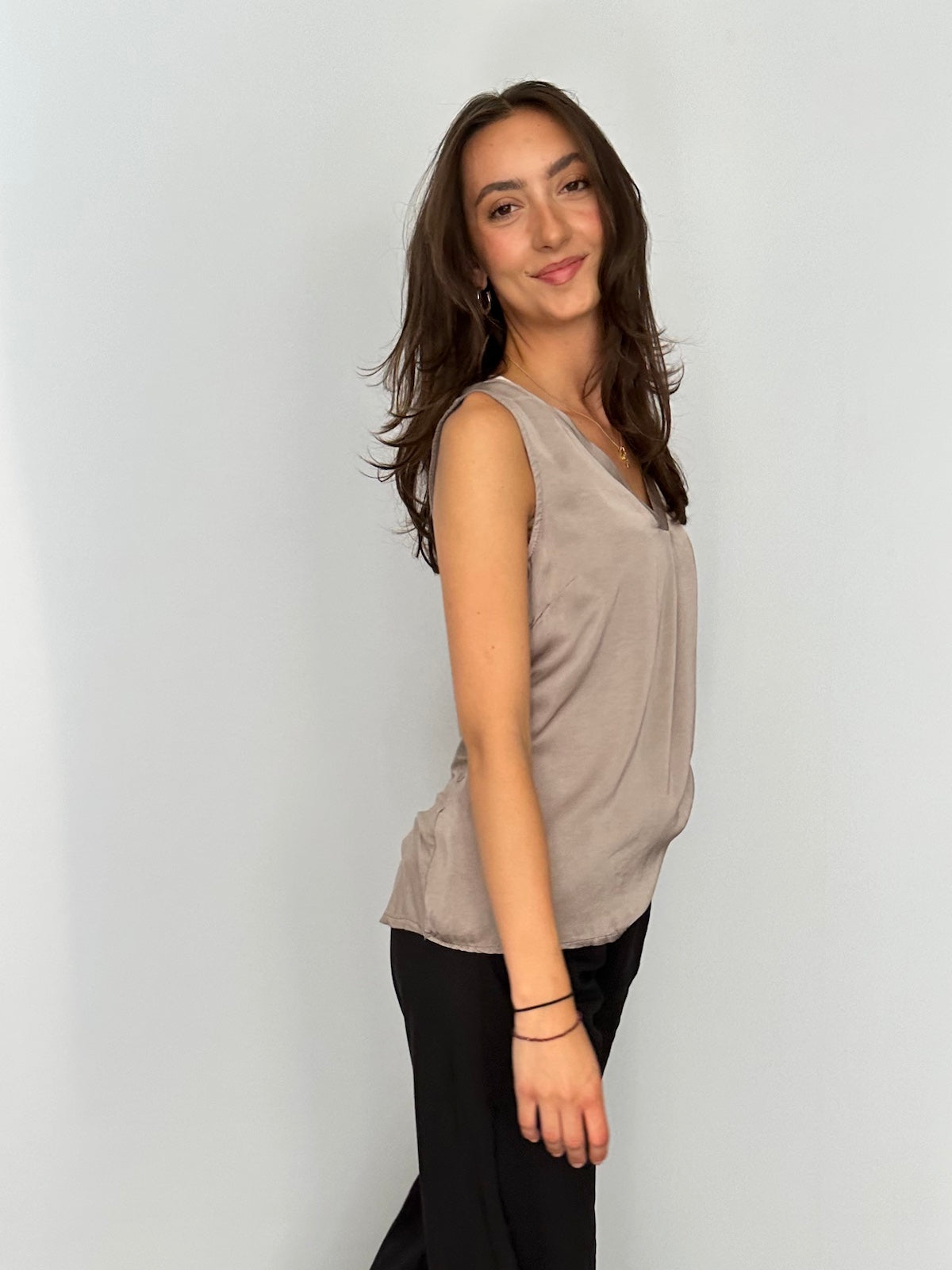 Top Maren in Taupe