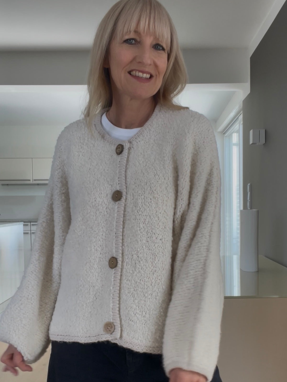 Cardigan Marla in Creme