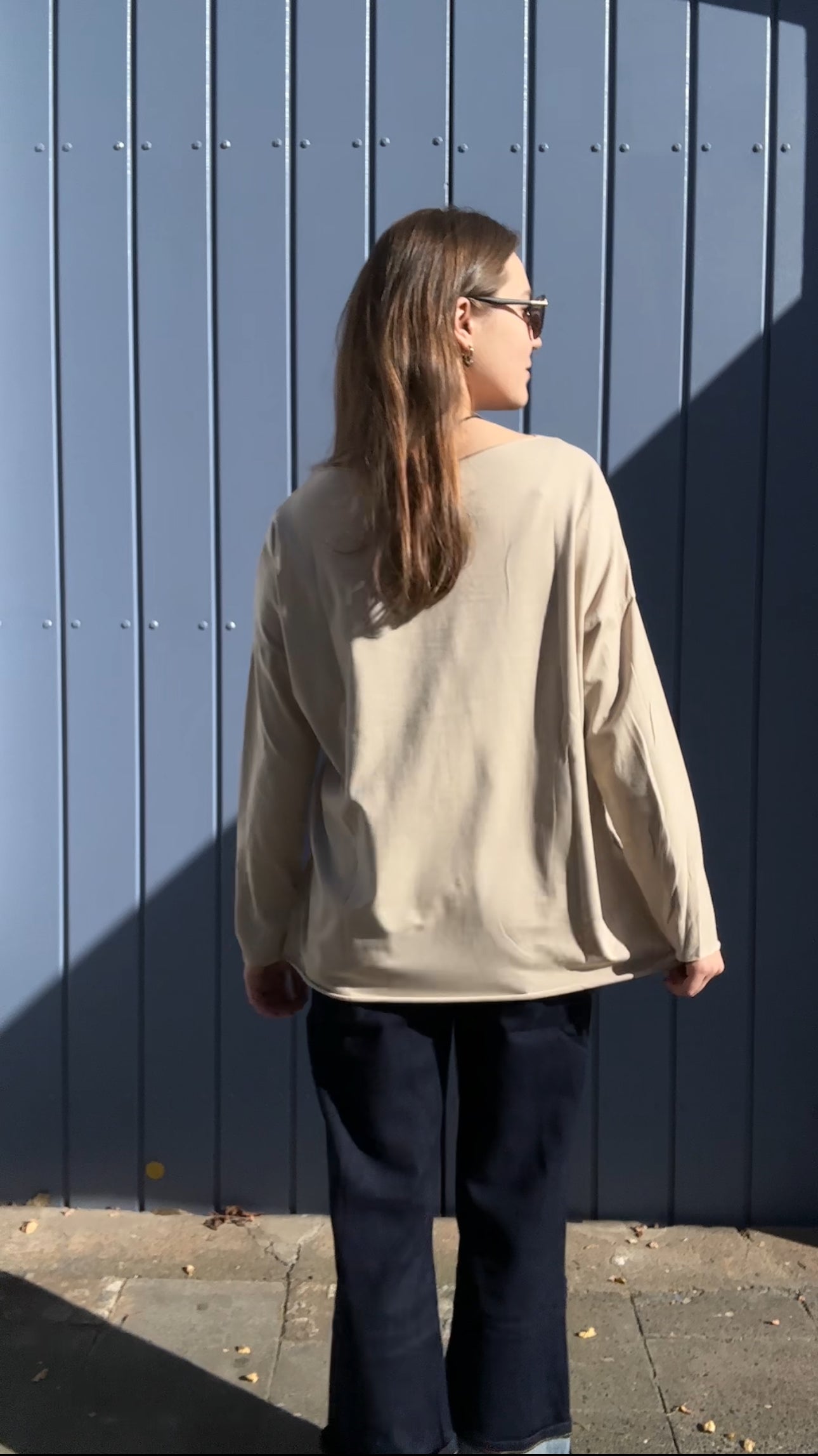 Basic Shirt Sandra Nr. 3 in Beige