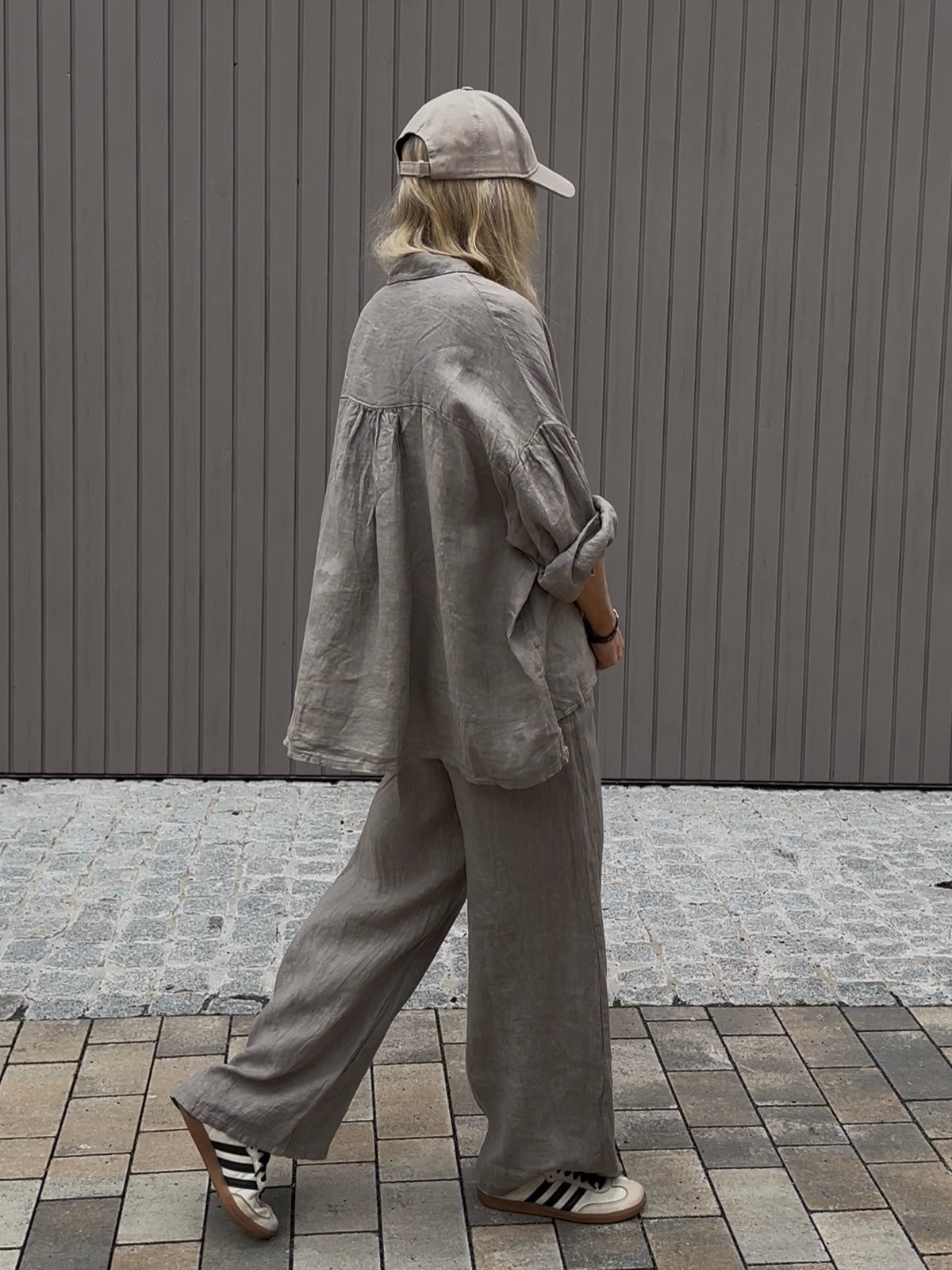 Bluse Aria in Leinen
