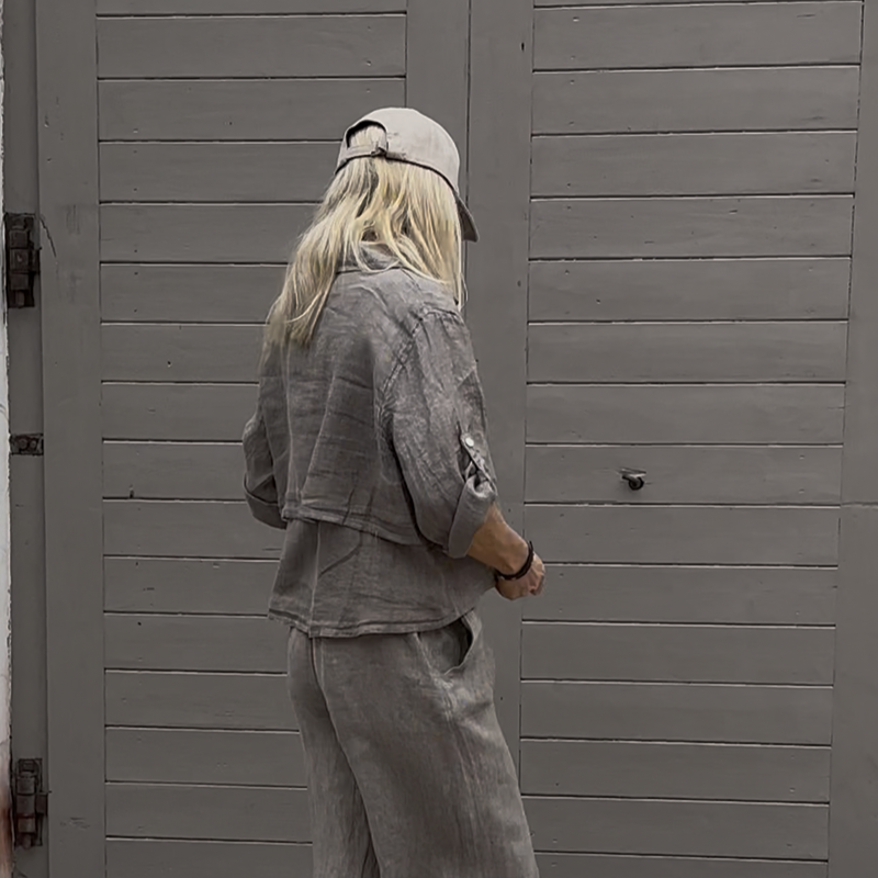 Bluse Stella aus Leinen
