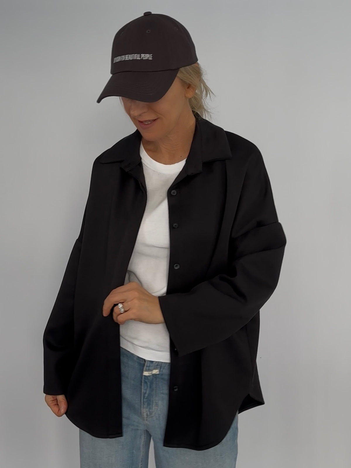 Hemdjacke Rubi in Schwarz