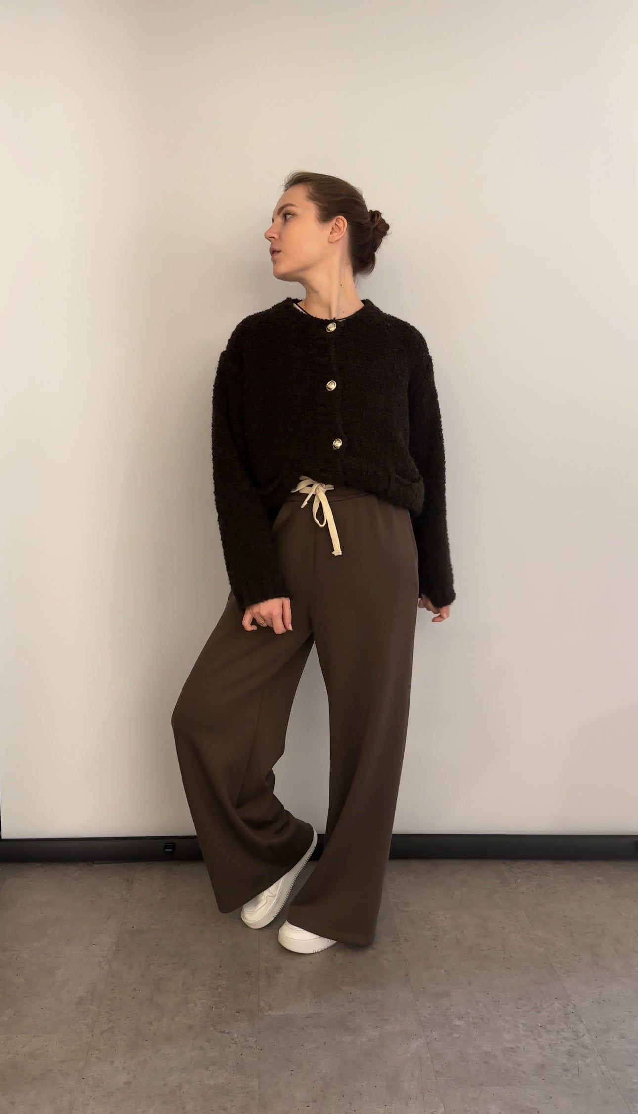 Schlupfhose Betty in OliveBraun