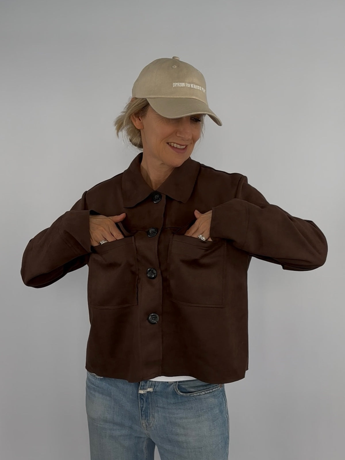 Jacke Angie in Braun