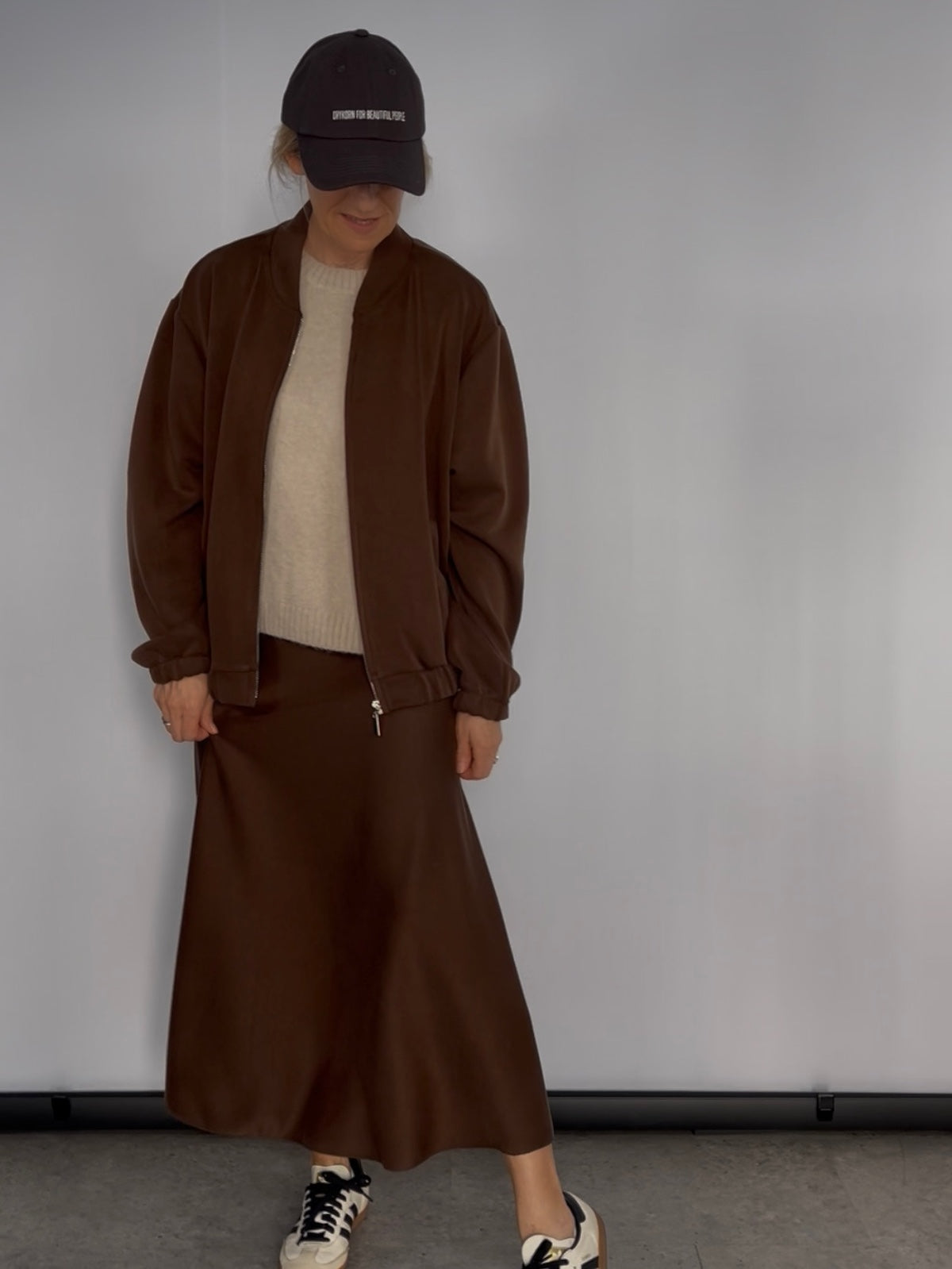 Jacke Cara in Braun