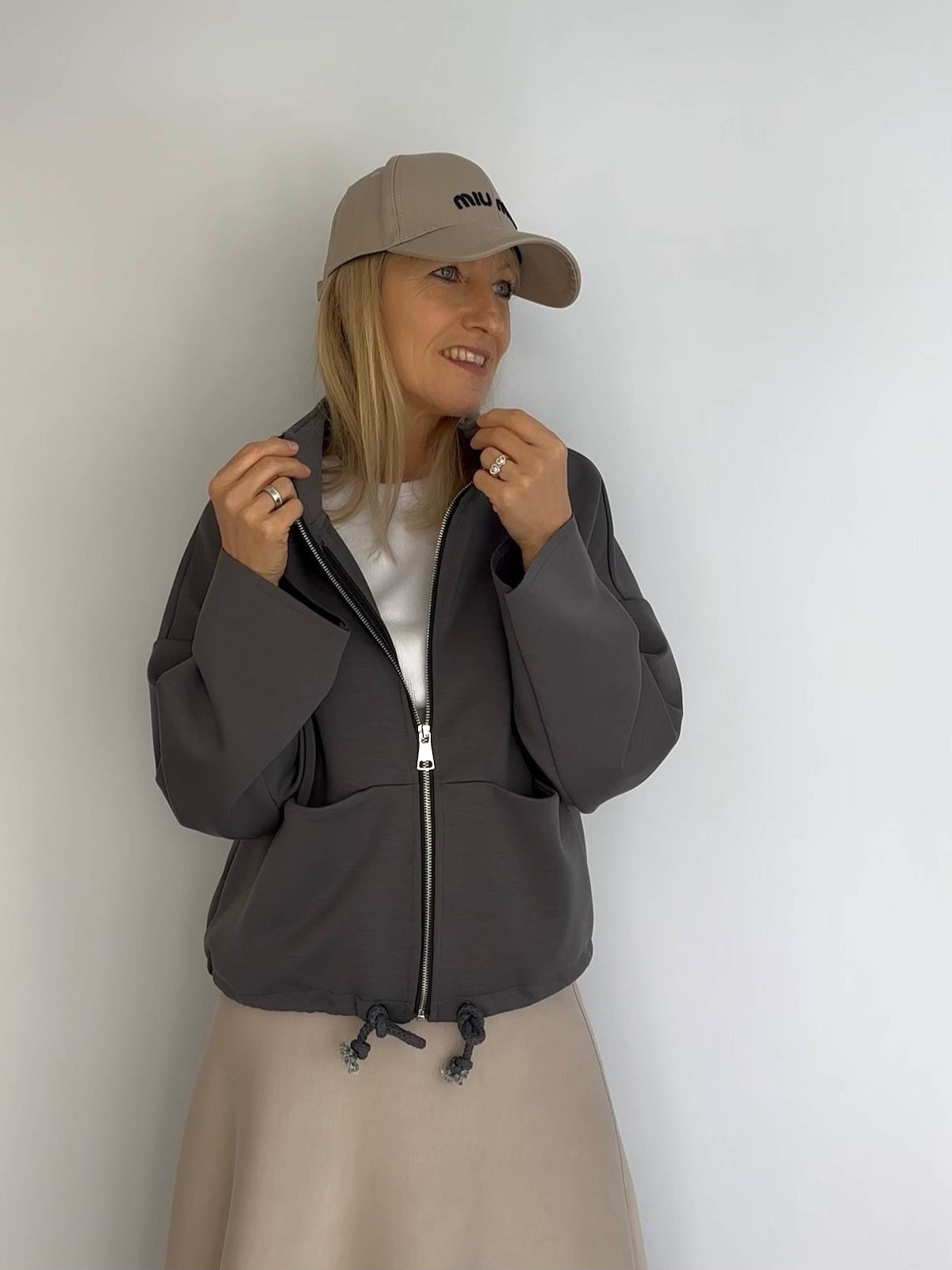 Jacke Lumi in Asphalt