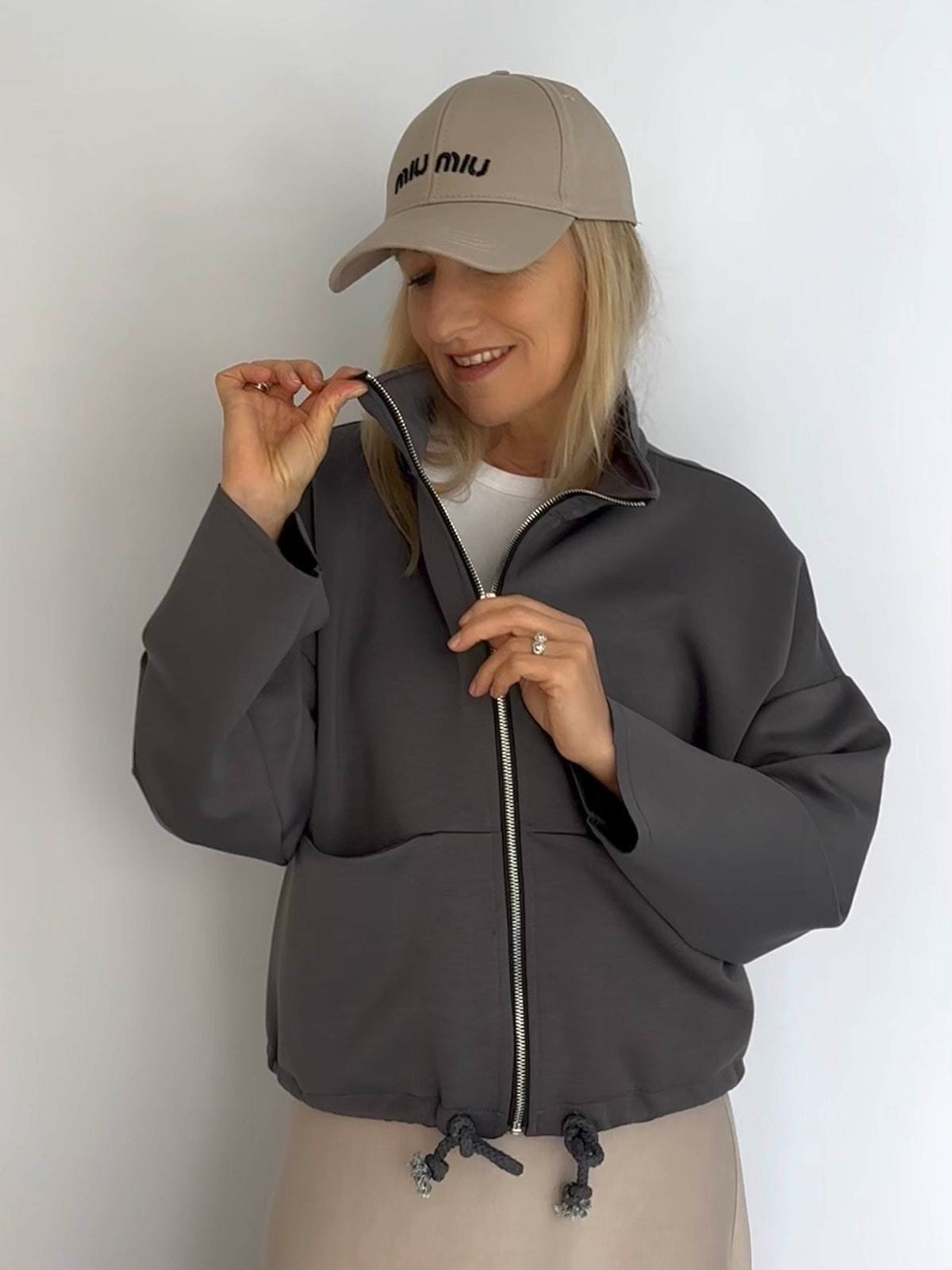 Jacke Lumi in Asphalt