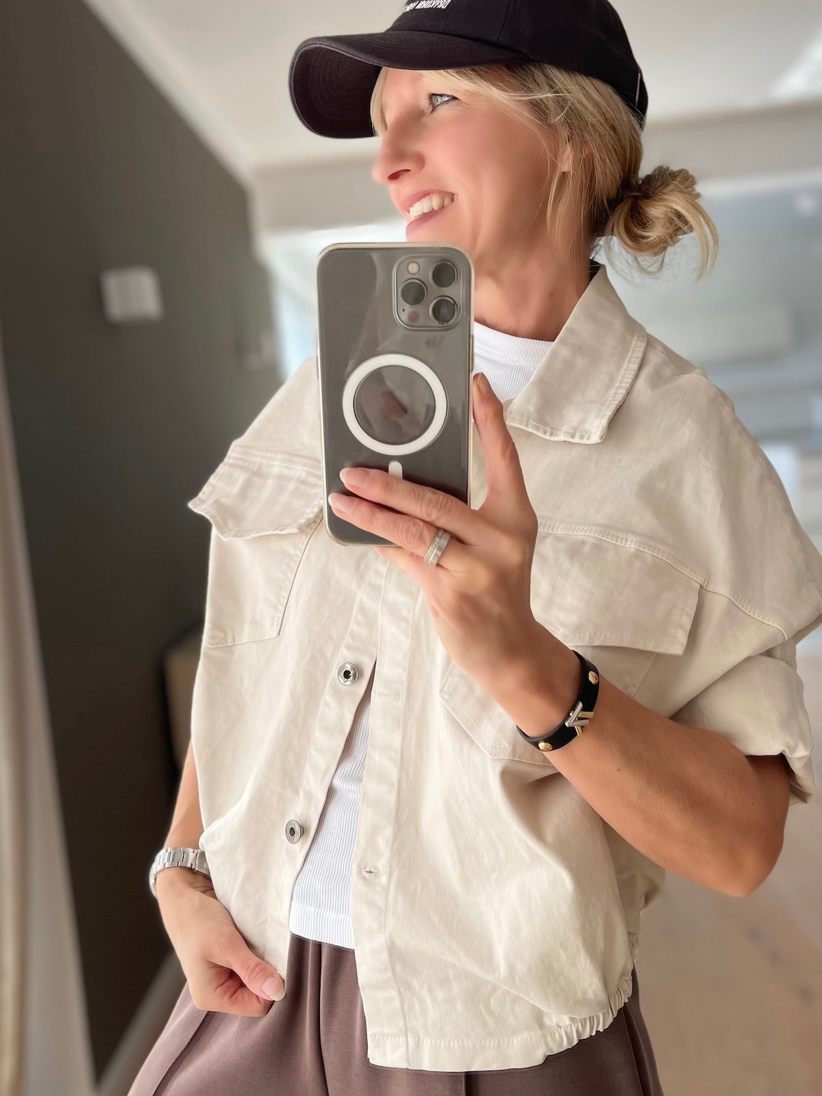 Jacke Melly in Stone