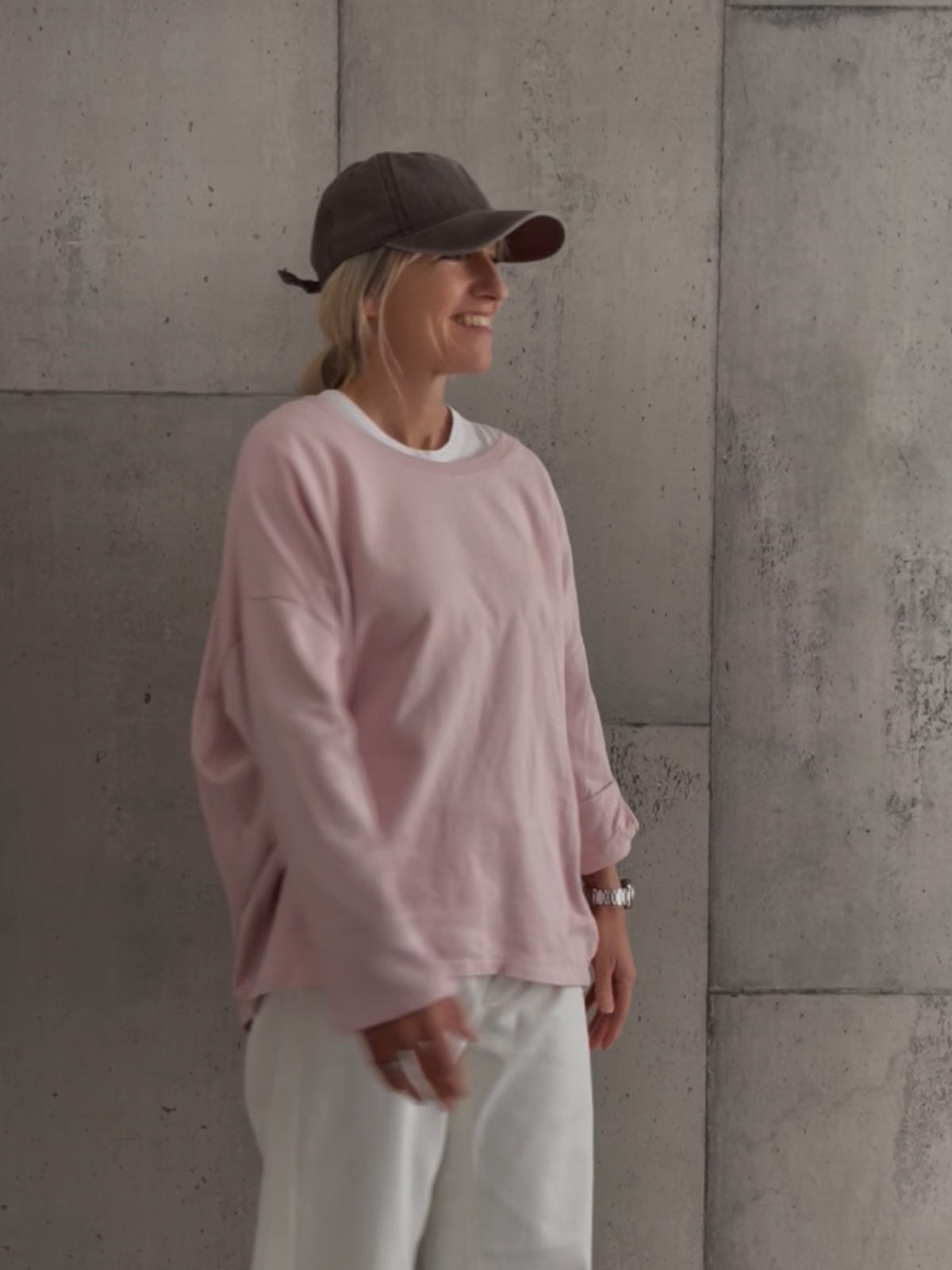 Sweatshirt Kate Nr. 12 in Rose