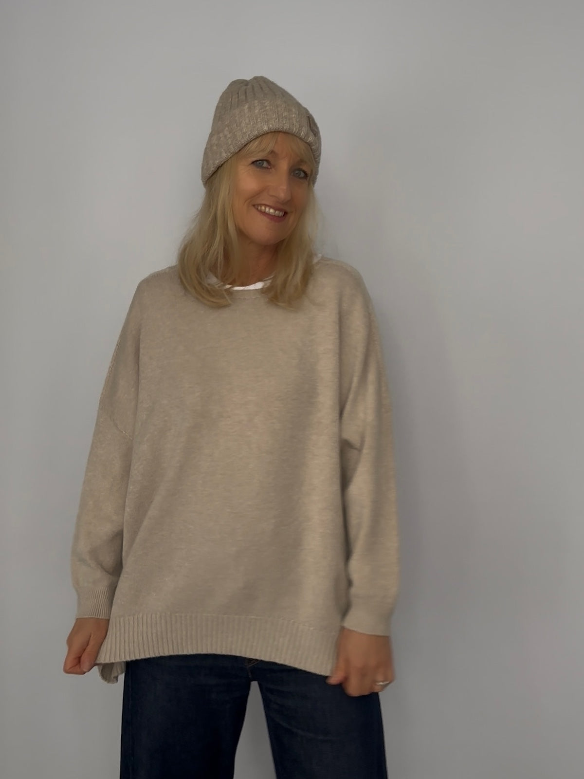 Pullover Lindsay in Beige