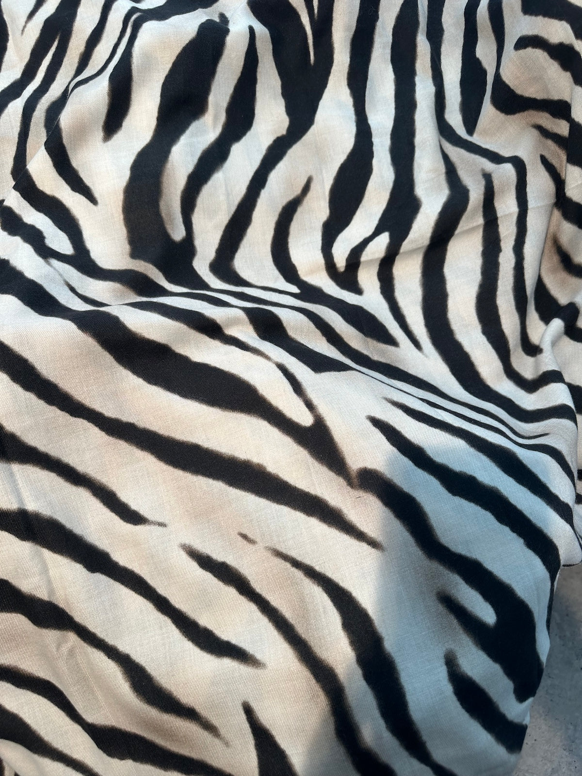 Tuch Leander im Zebra Look