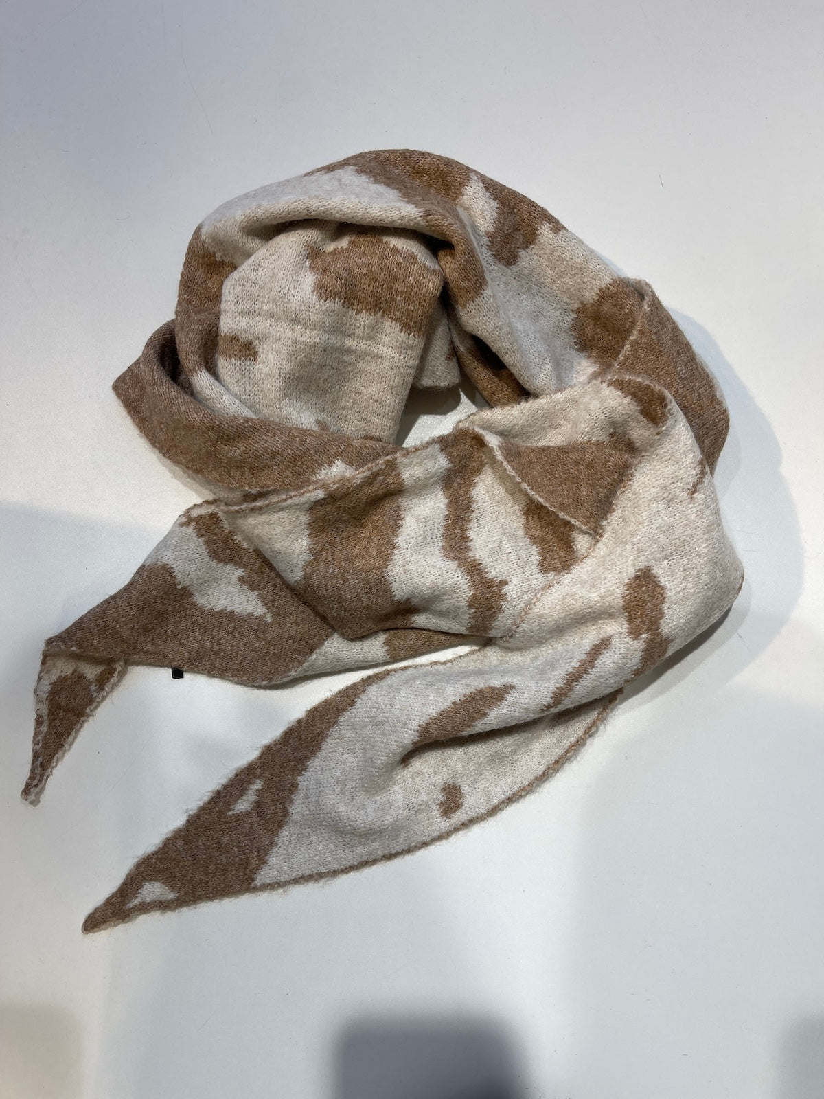 Dreiecks-Schal Mandy in Braun, Beigetönen