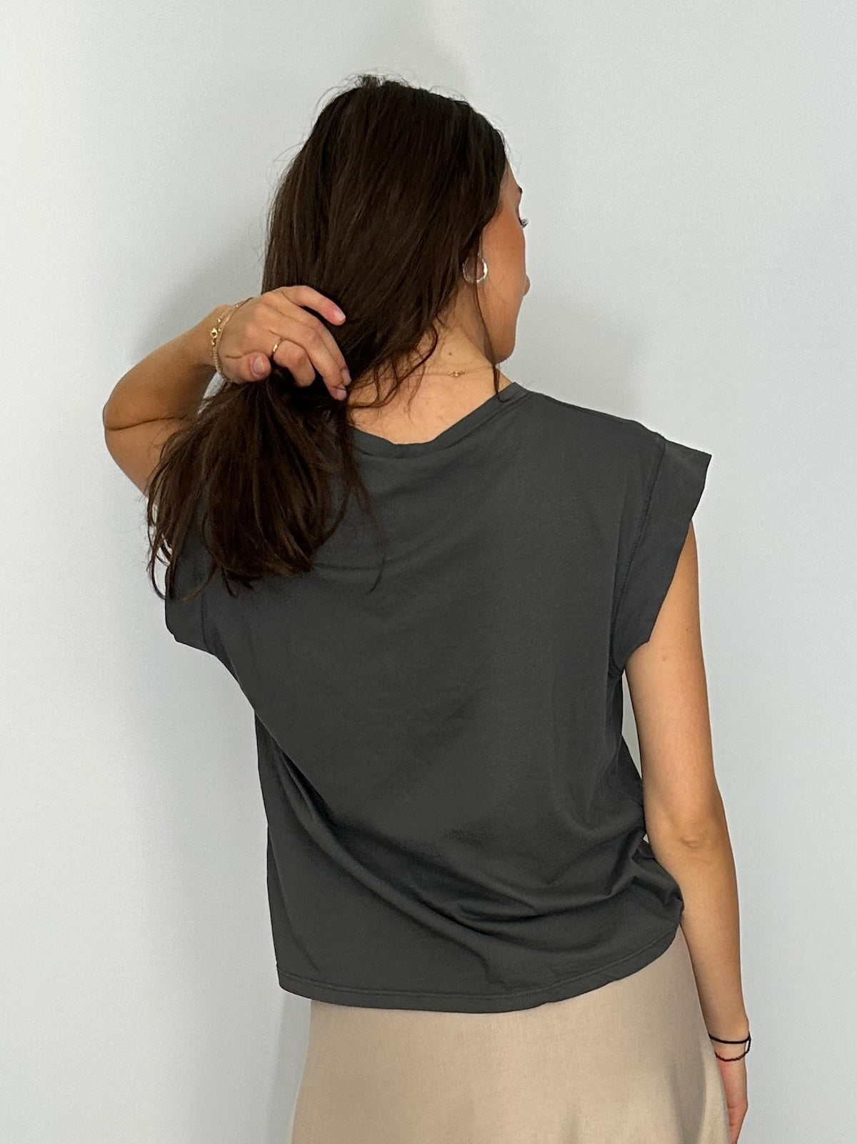 Shirt Miranda in Asphalt