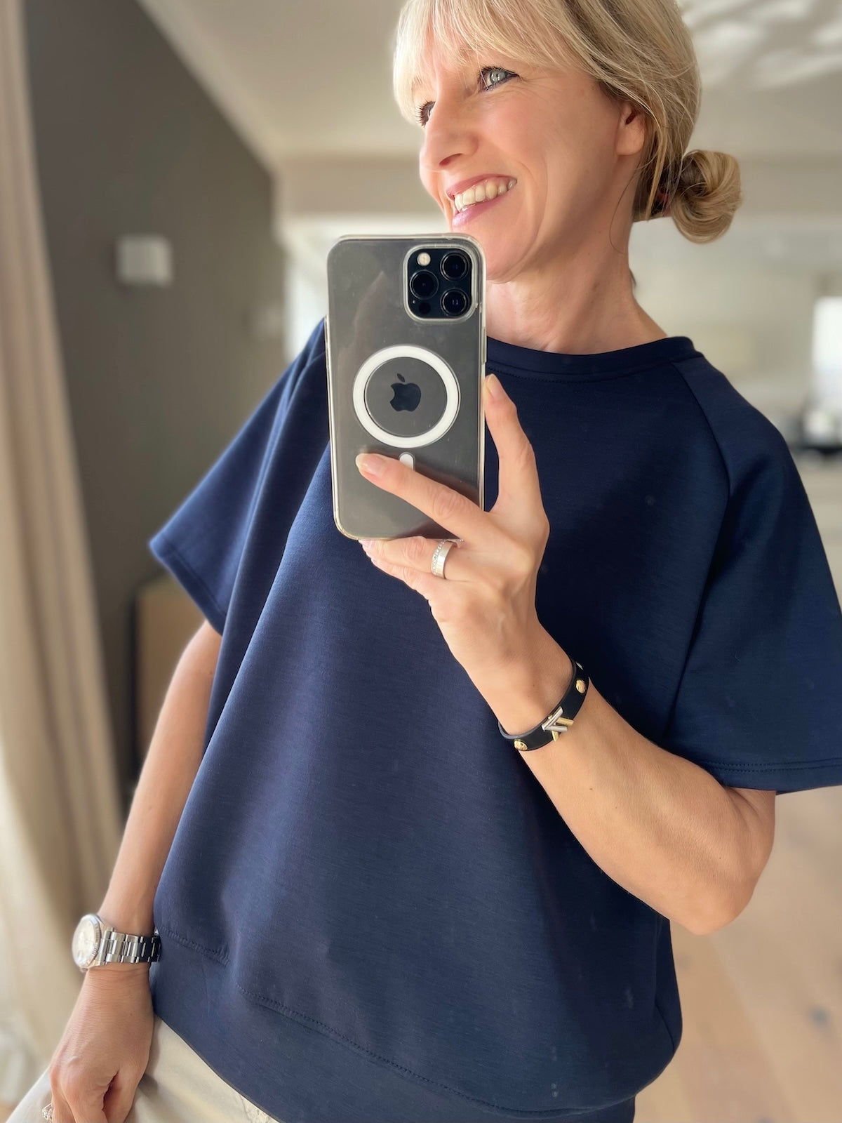 Shirt Nicole in Dunkelblau