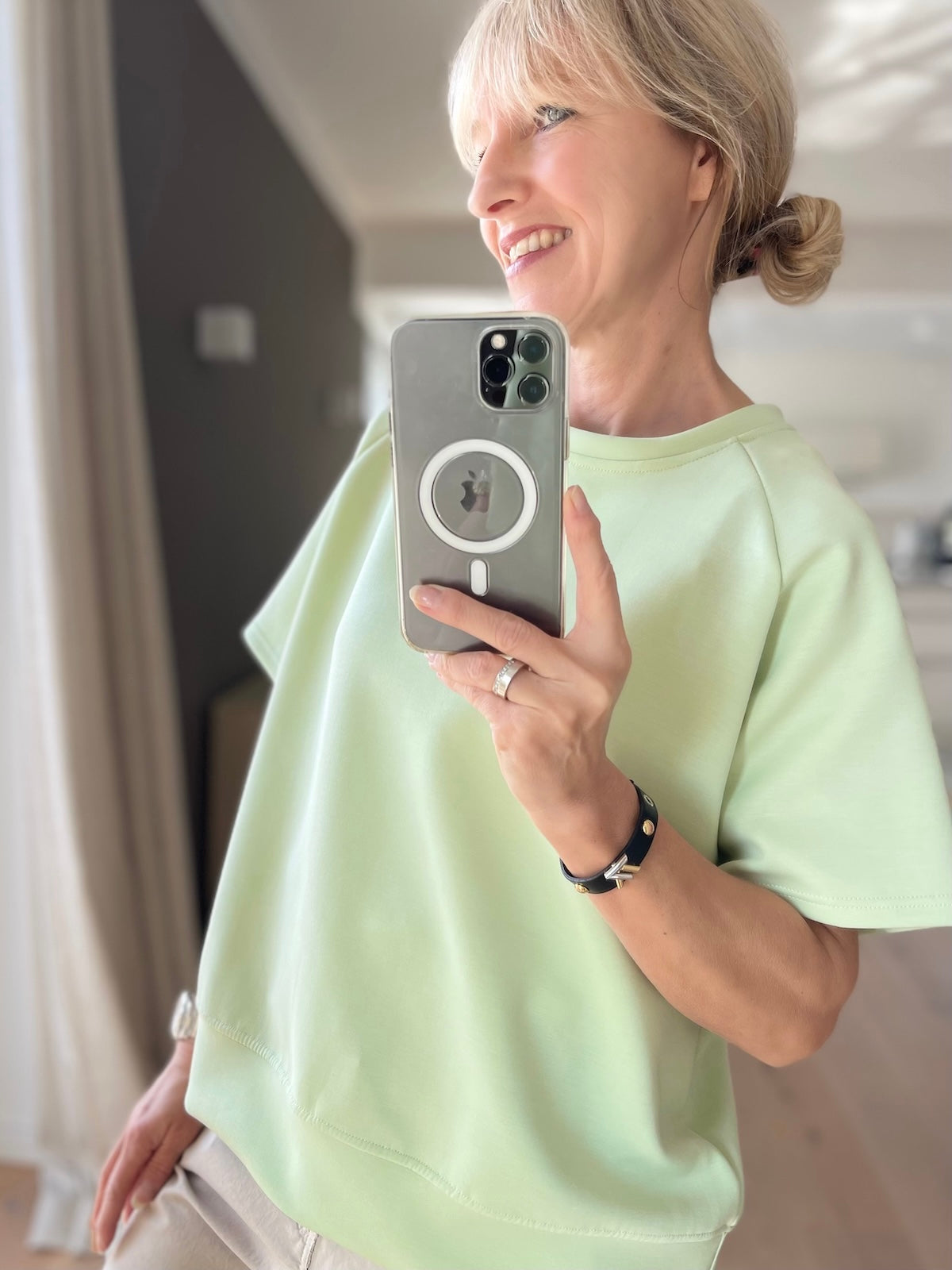 Shirt Nicole in Softgrün