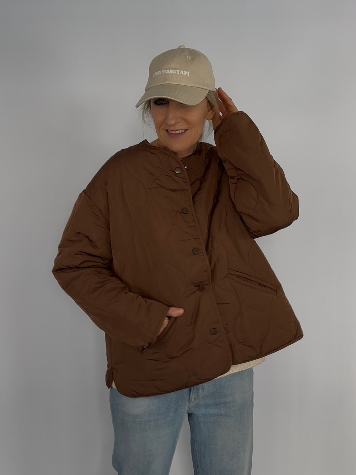 Steppjacke Lola in Braun
