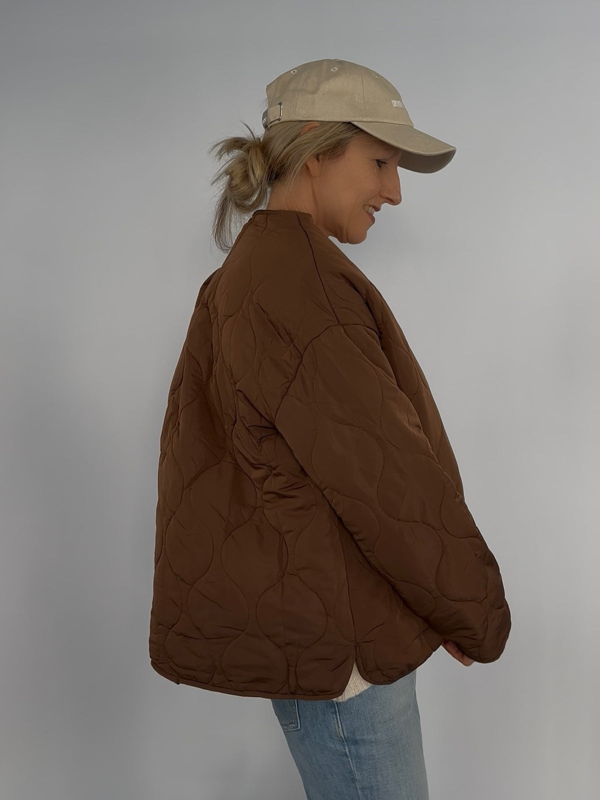 Steppjacke Lola in Braun