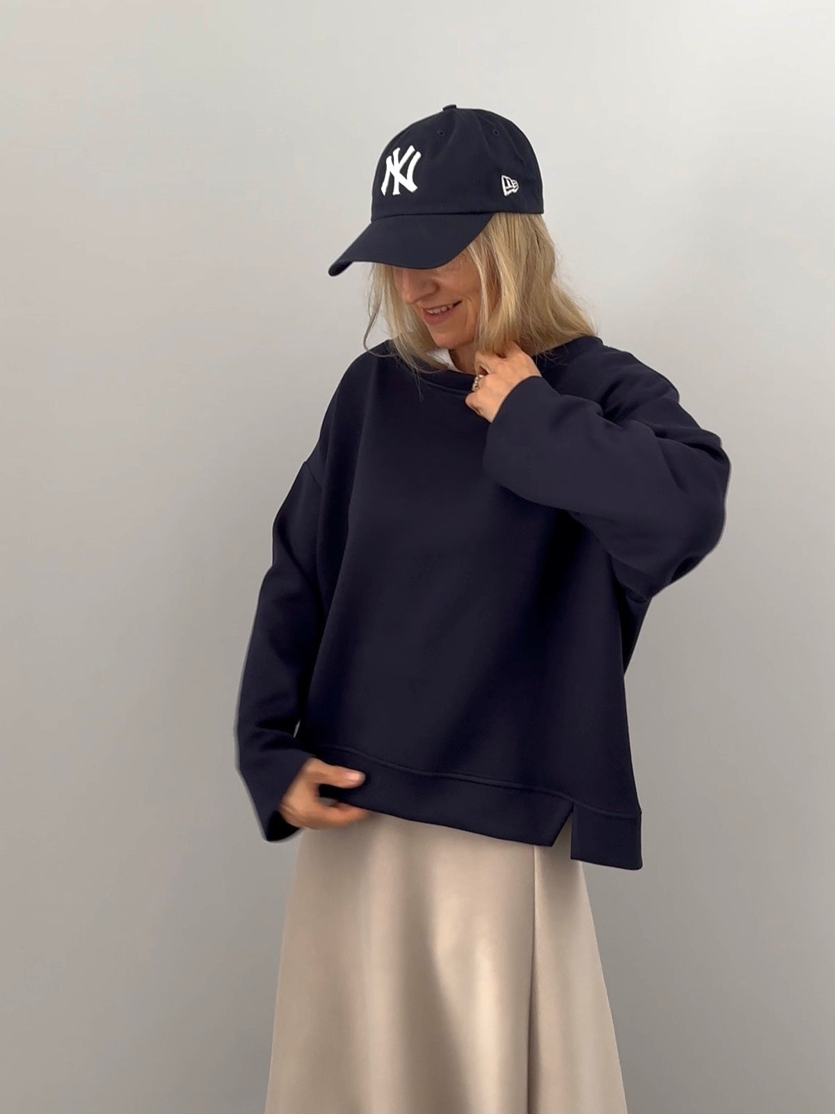Sweatshirt Doro in Dunkelblau