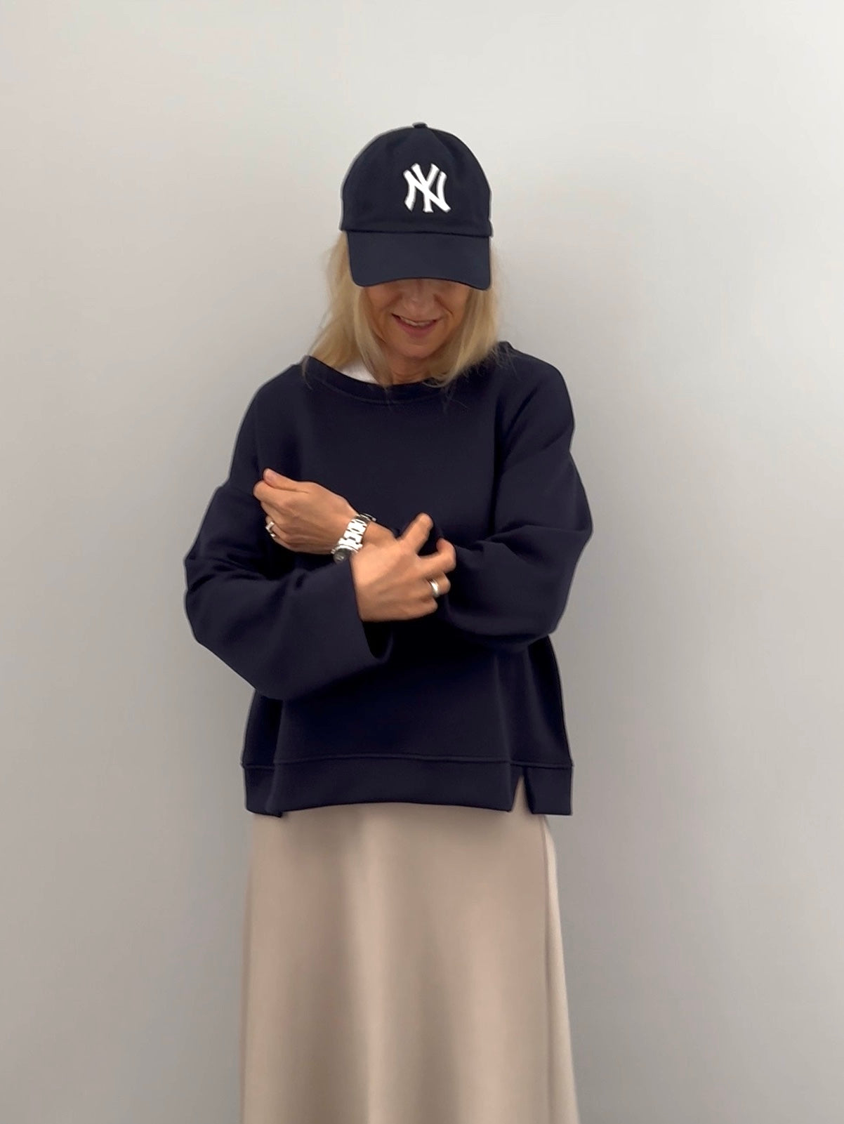 Sweatshirt Doro in Dunkelblau